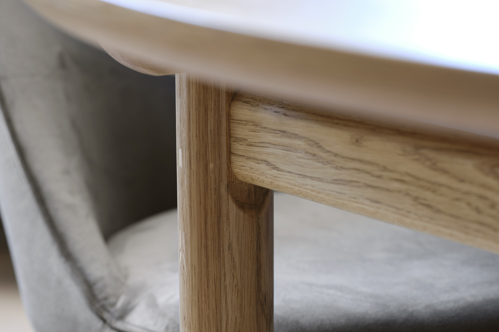 Nordic Home Alice Ruokapöytä Natural Oak Ø120