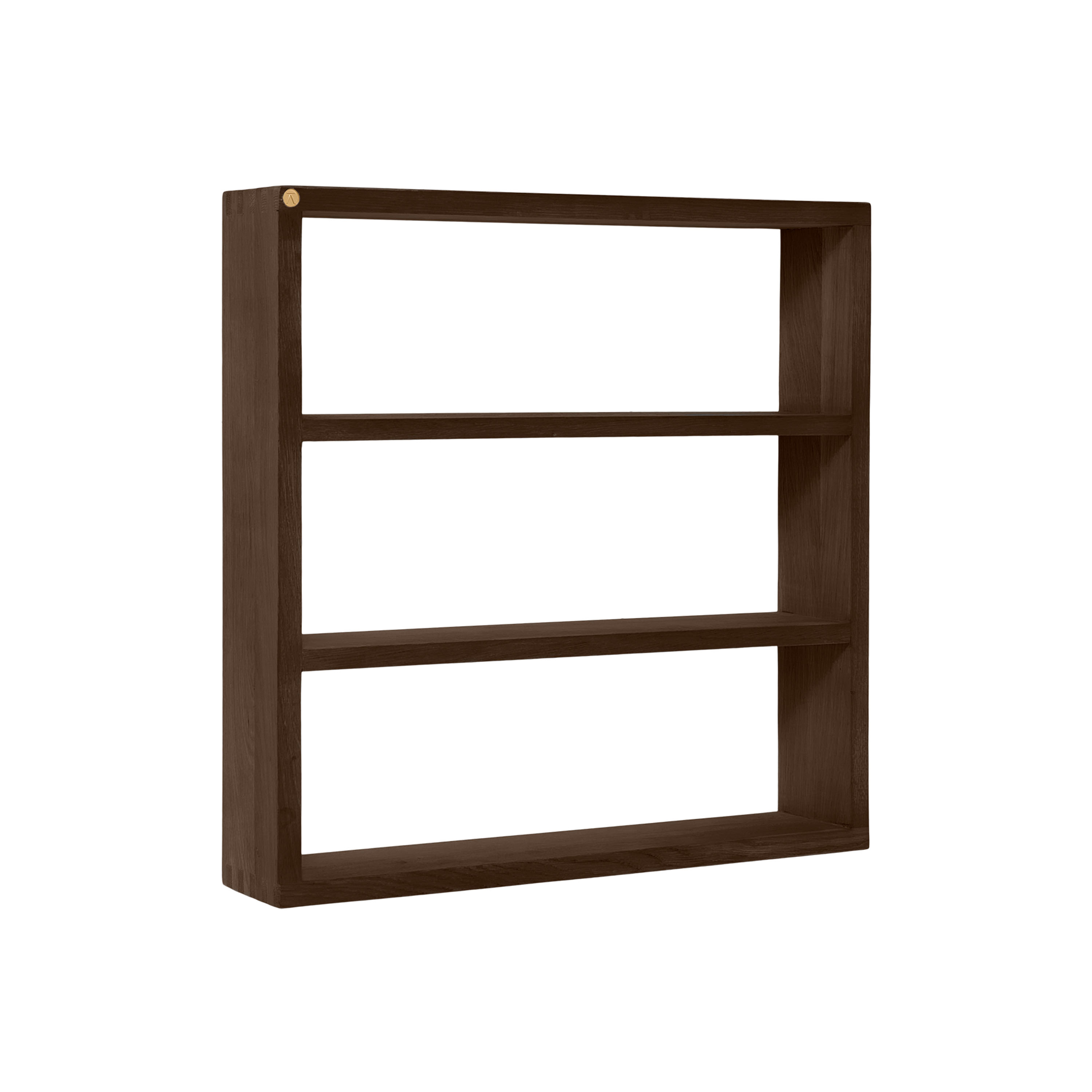 Sector Vägghylla Rökt Oljad Ek 50x50