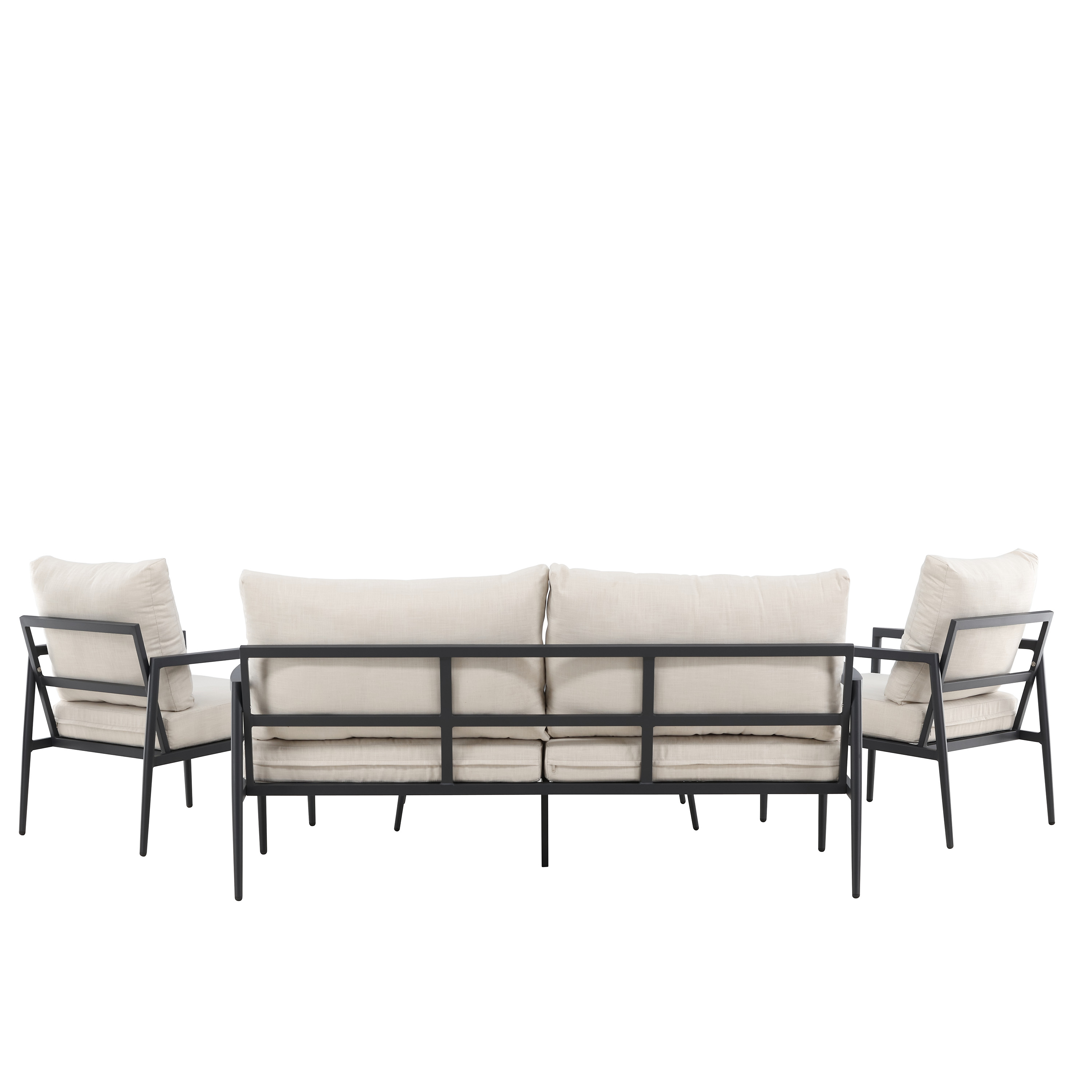 Venture Home Taromina Loungeset Black/Beige