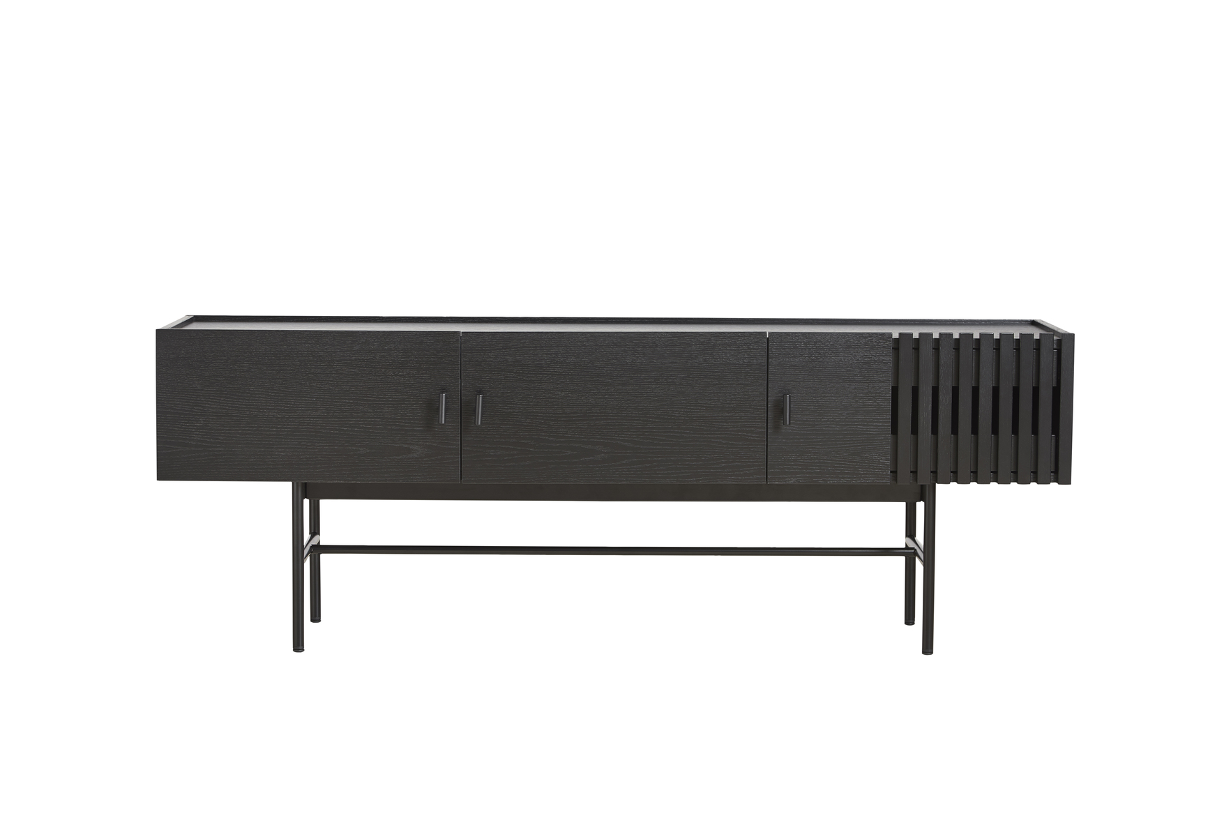 Woud Array Low Sideboard Black 150cm