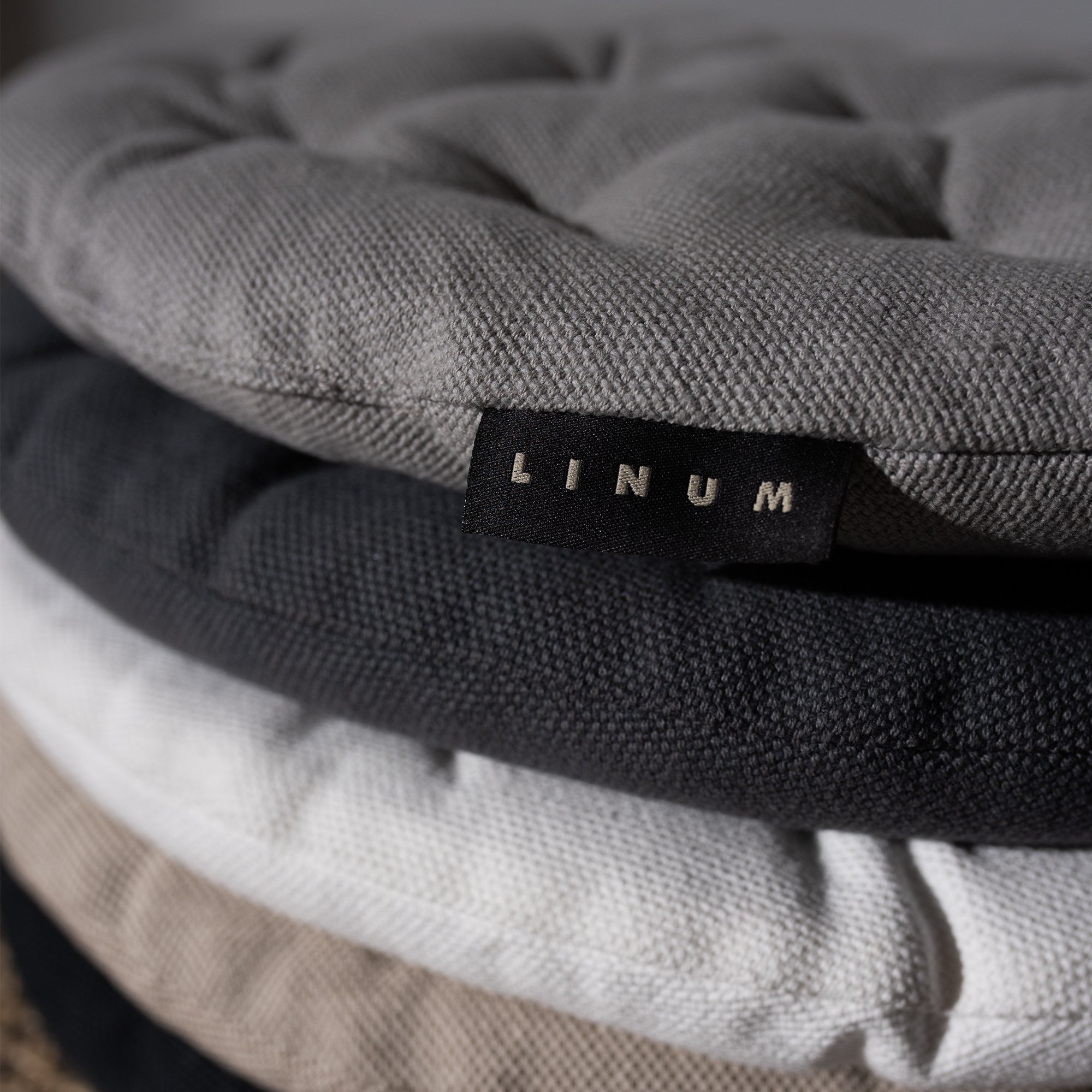 Linum Pepper Stolsdyna White Ø37