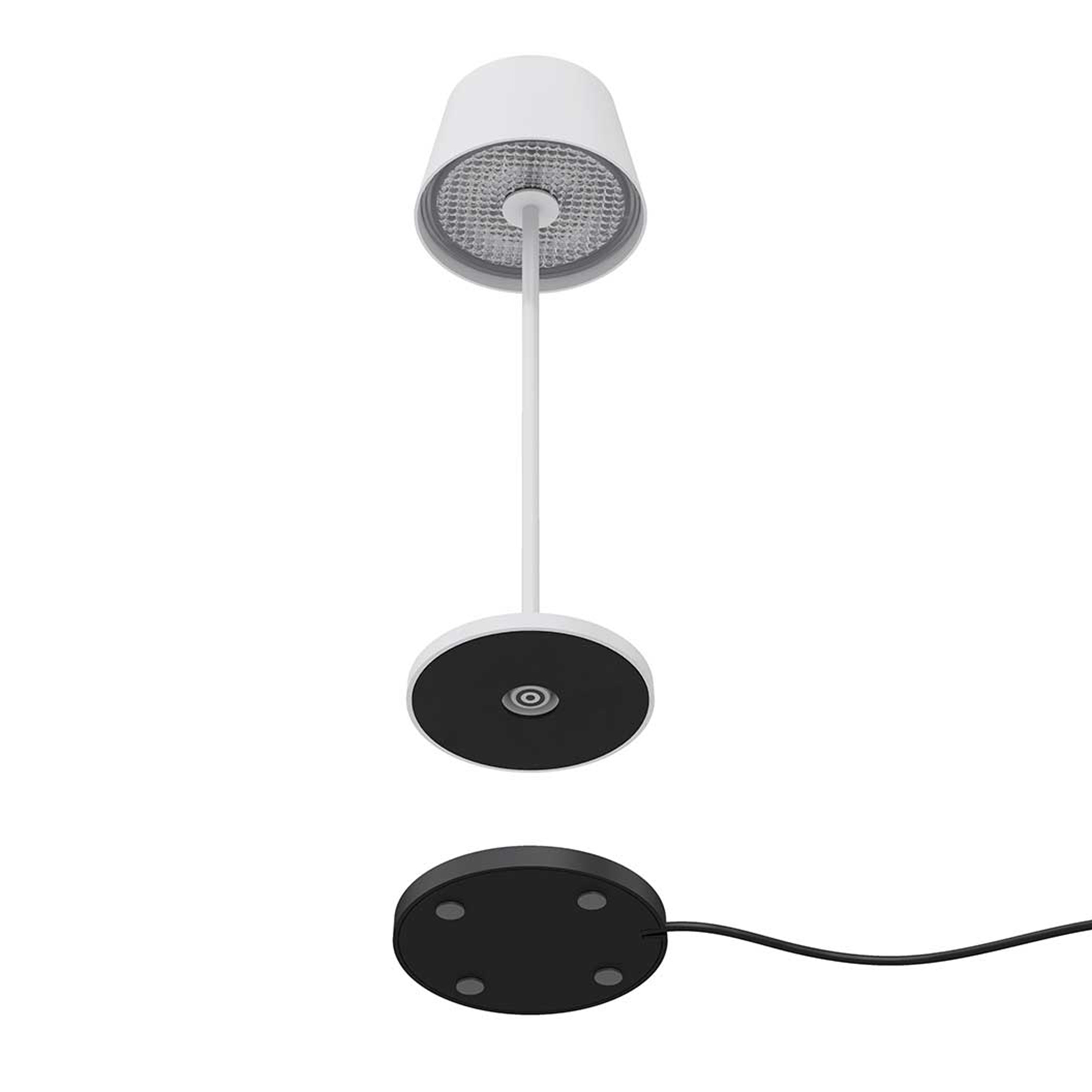 LOOM Design Modi Ladattava Pöytävalaisin White