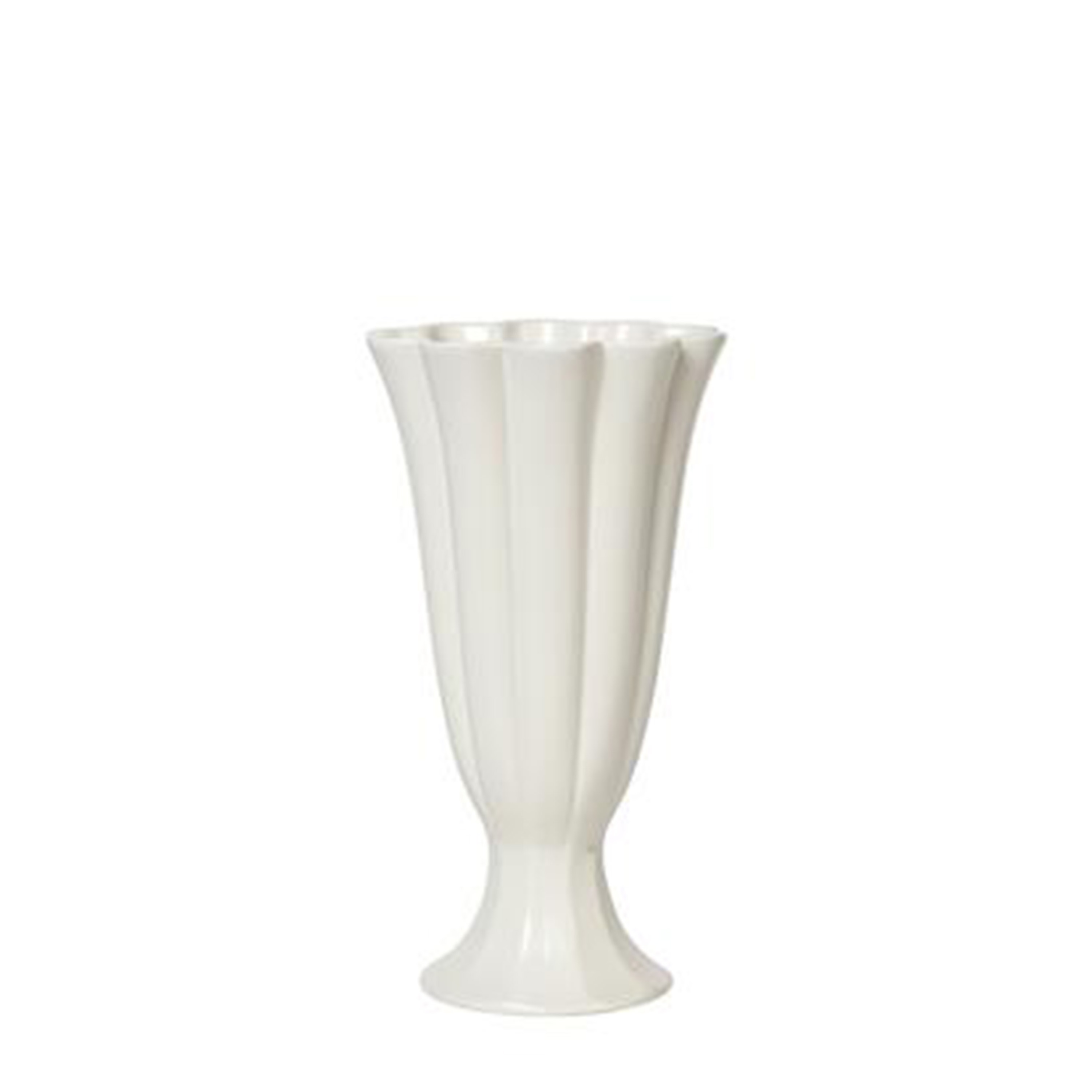 Broste Copenhagen - Heli Vase Creme Small - Beige