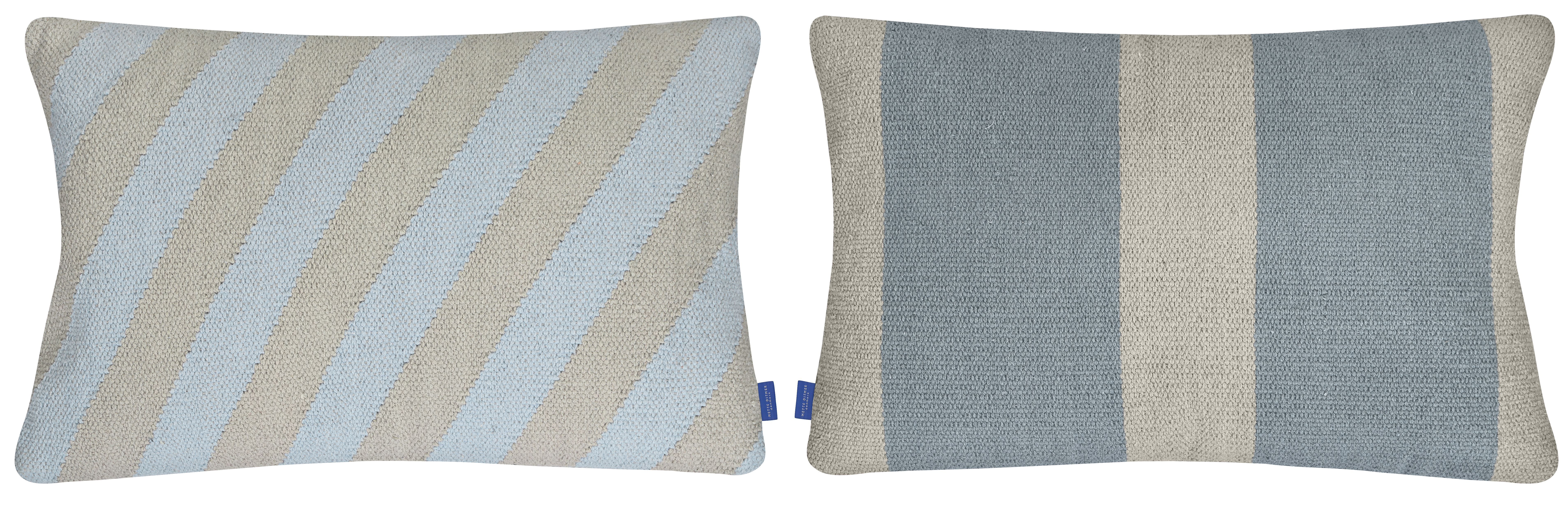 Mette Ditmer Across Kelim Kuddfodral Light Blue 40x60