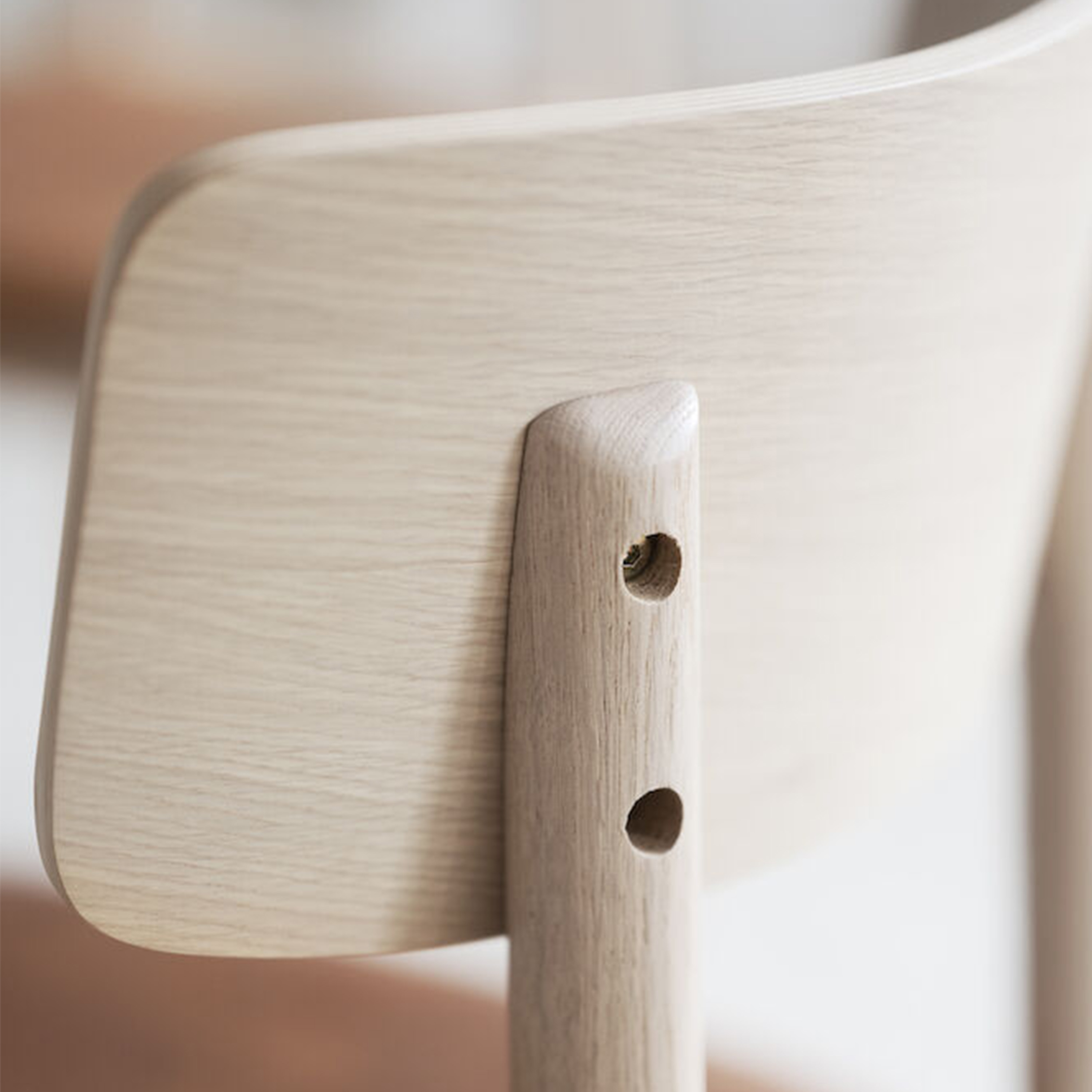 Rowico Home Wolcott Matstol Vitpigmenterad/Läder