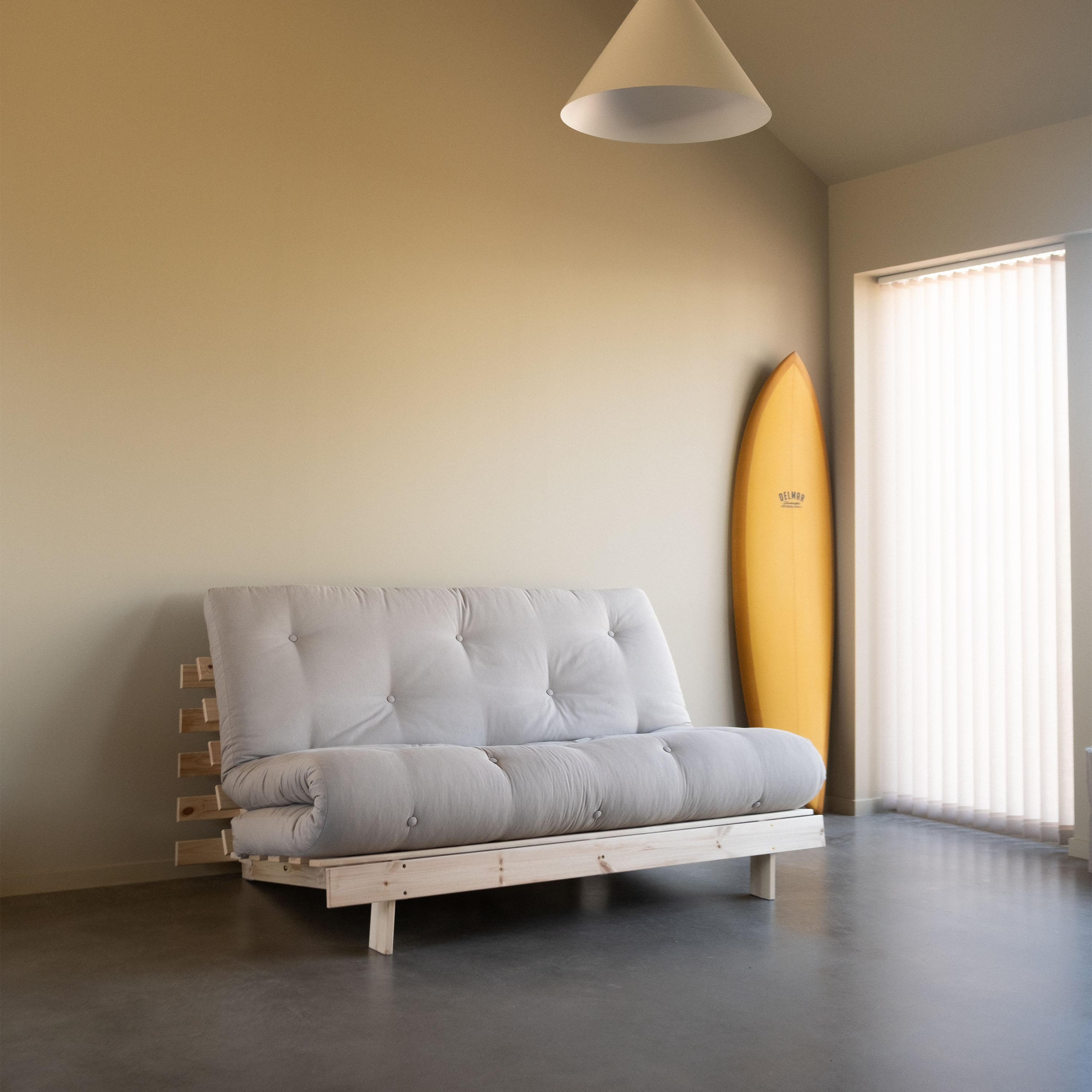 Karup Design Roots Bäddsoffa Natur/Beige 140cm