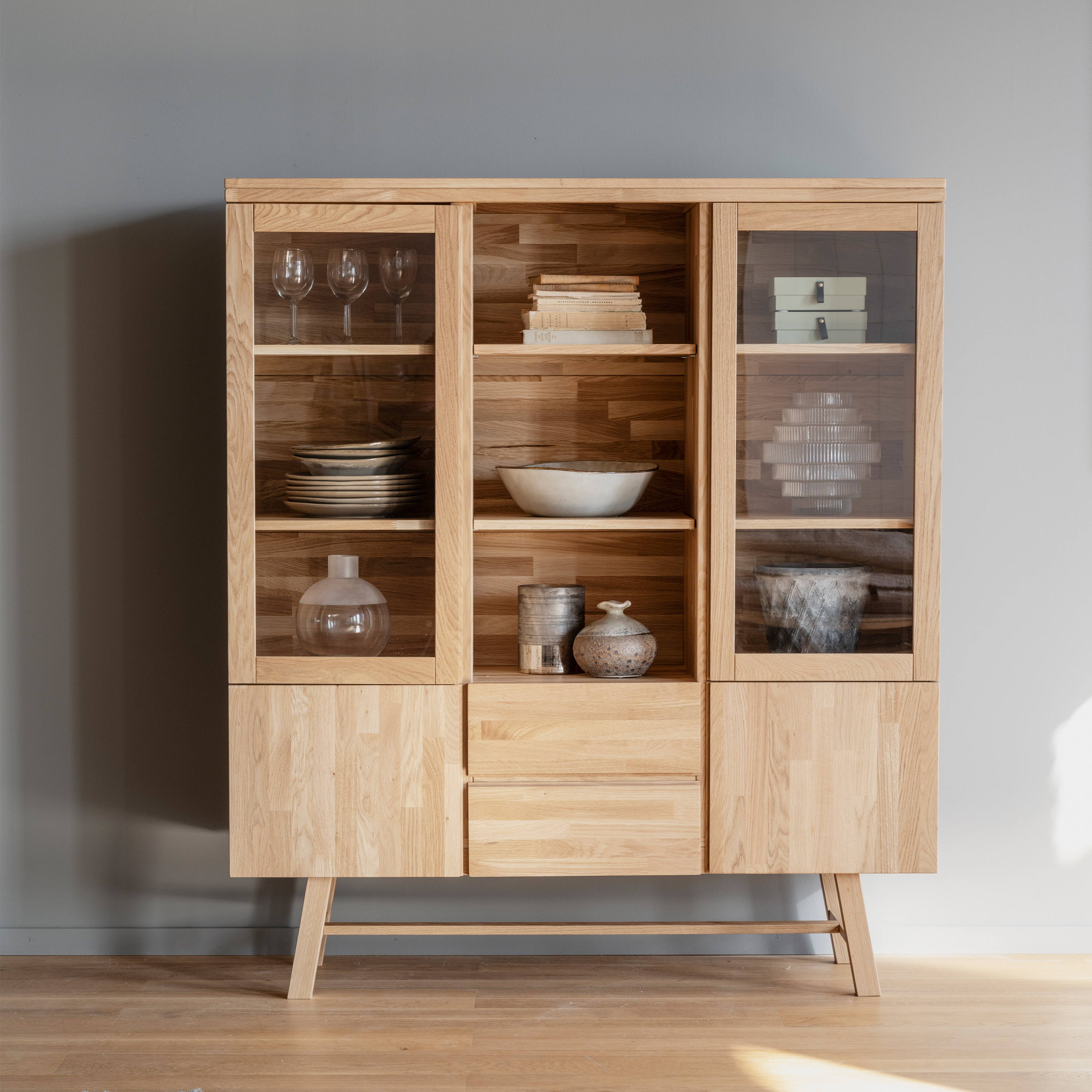 Rowico Home Brooklyn Vitrineschrank Ek