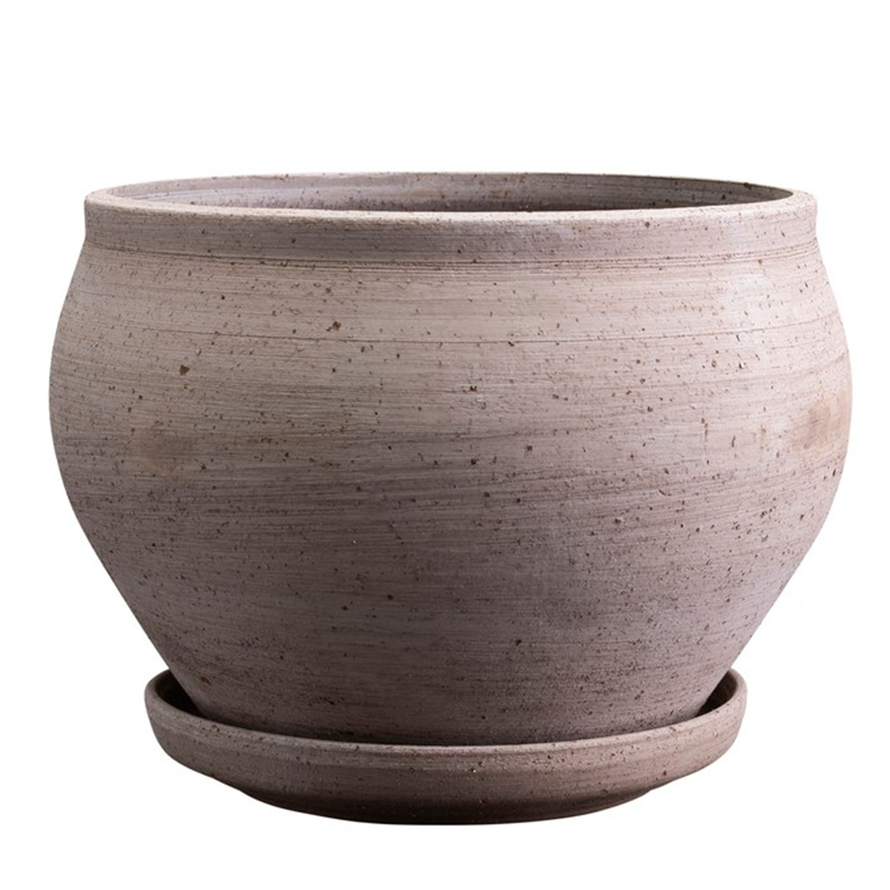 Delphi Ruukku aluslautasella Raw Grey Low Ø24