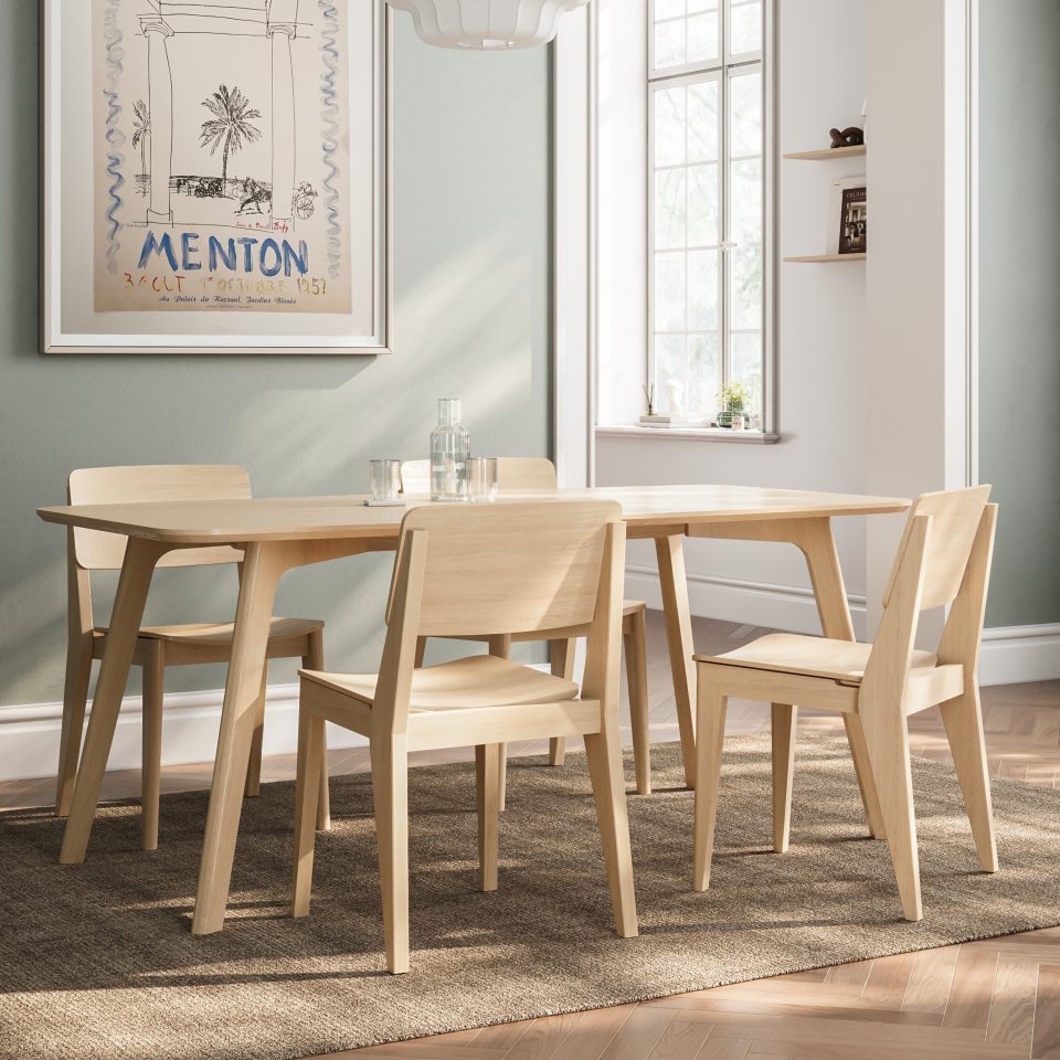 Cinas Elvo Matstol Bambu