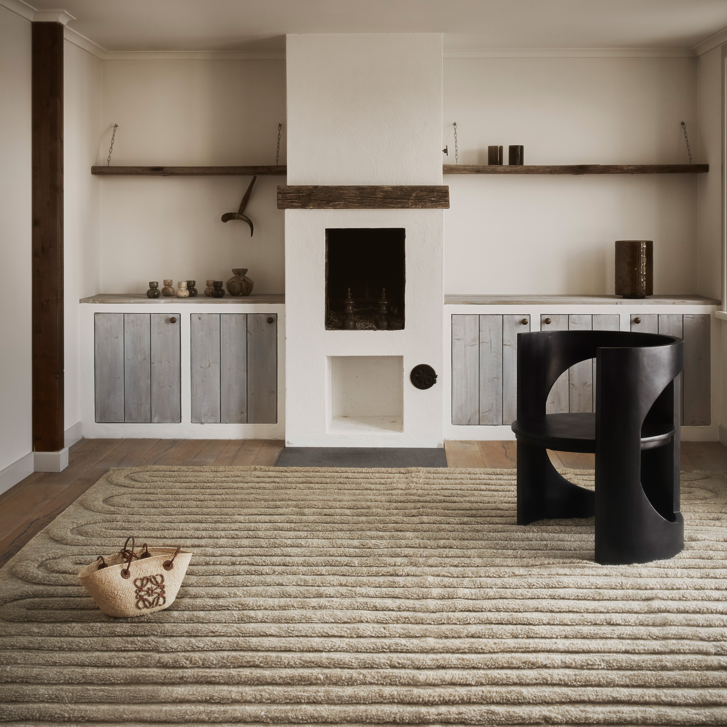 Tinted Riklund 
Villamatto Beige/Melange 190x290