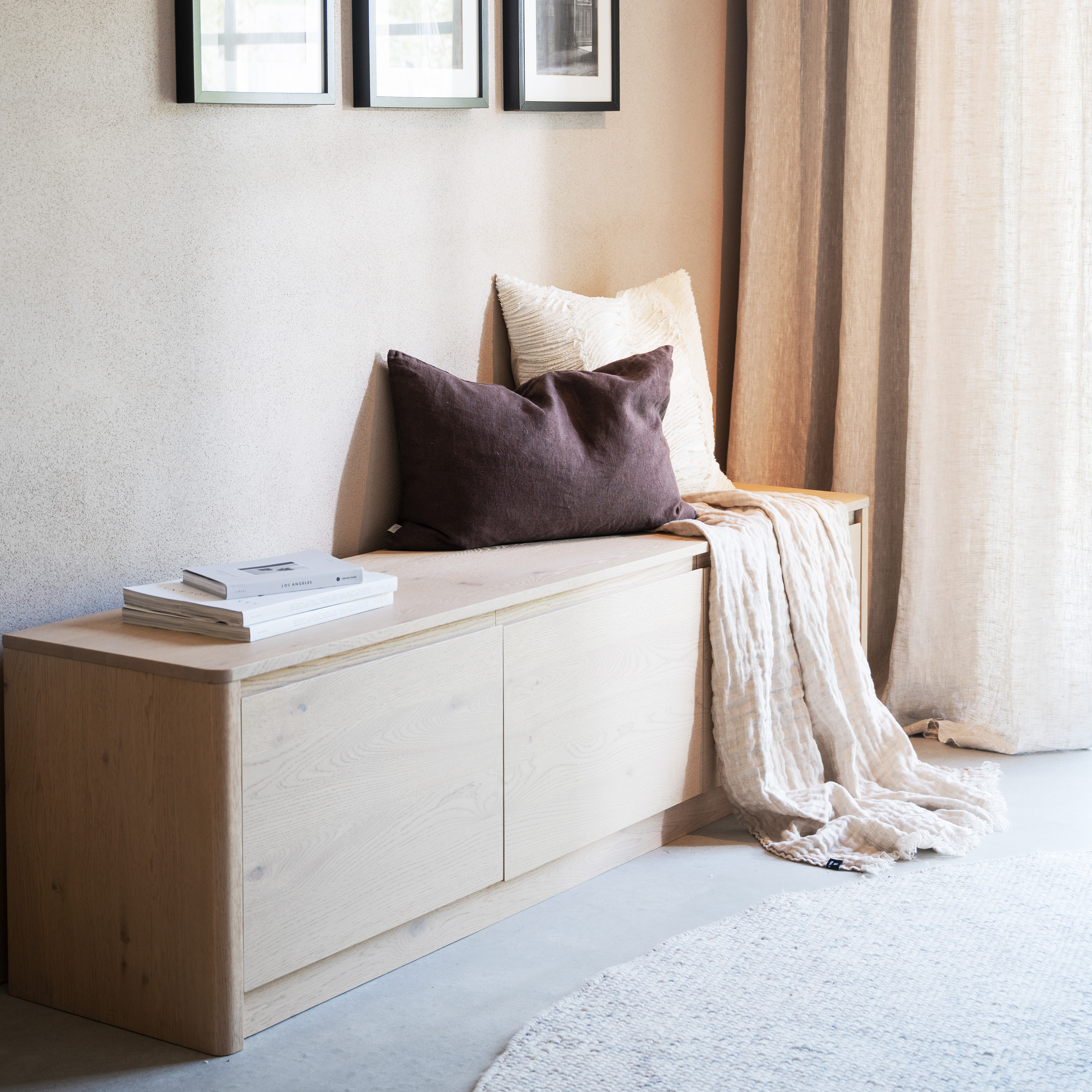 Rowico Home Melstone Sideboard Vitpigmenterad Ek 180x50