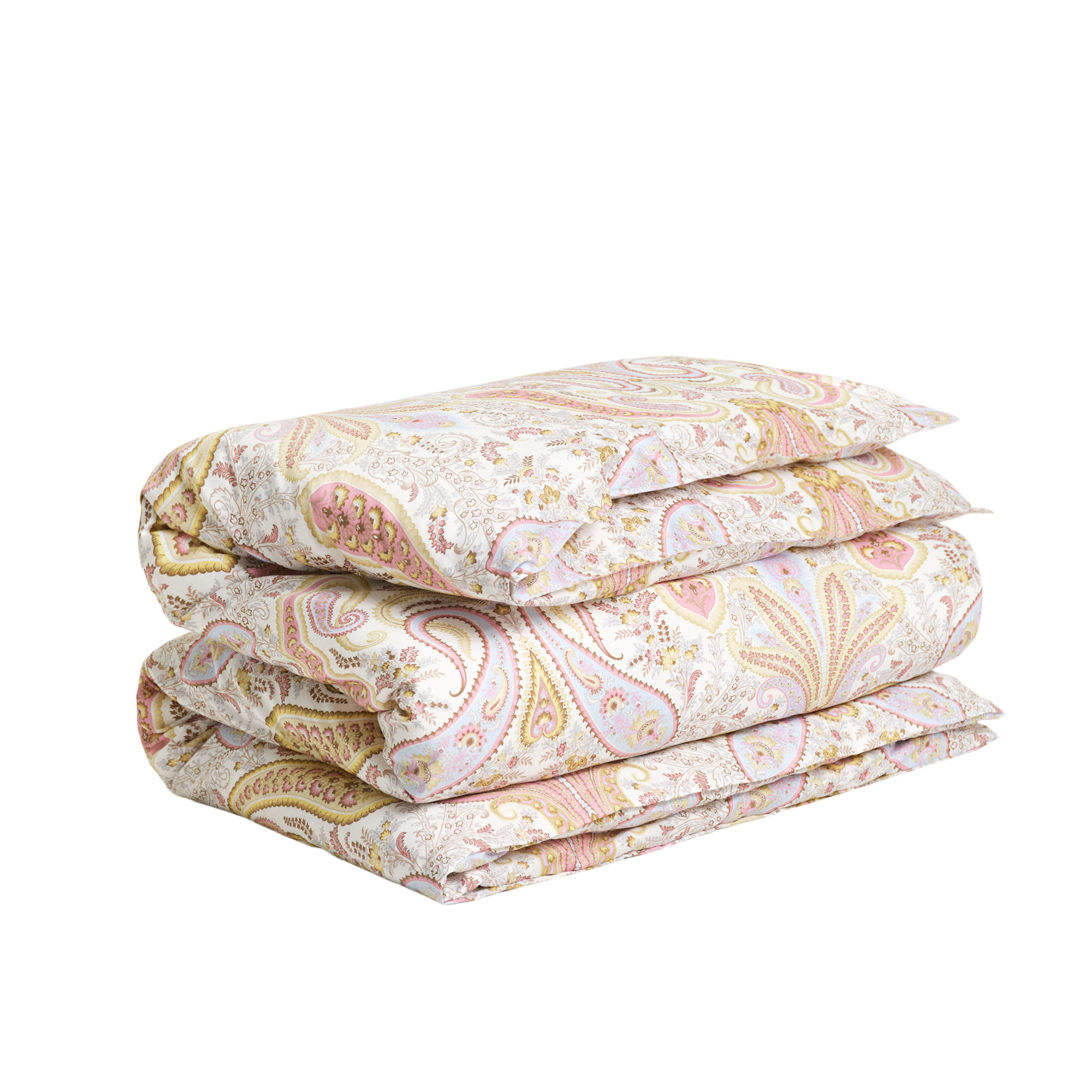 Key West Paisley Bettbezug Vanilla Yellow Einzelbett