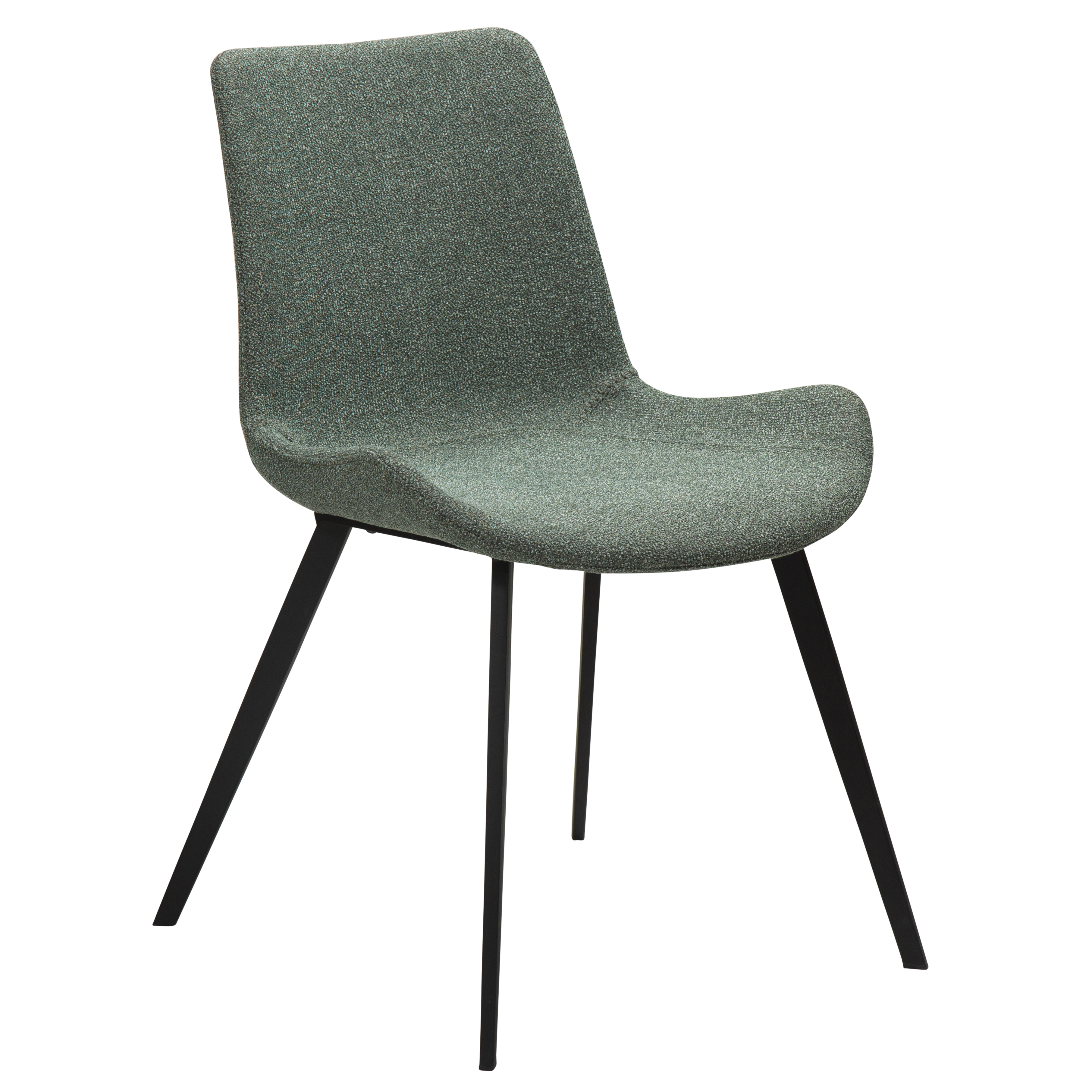 2-pack Dan Form - Hype Matstol Boucle Grön/Svart