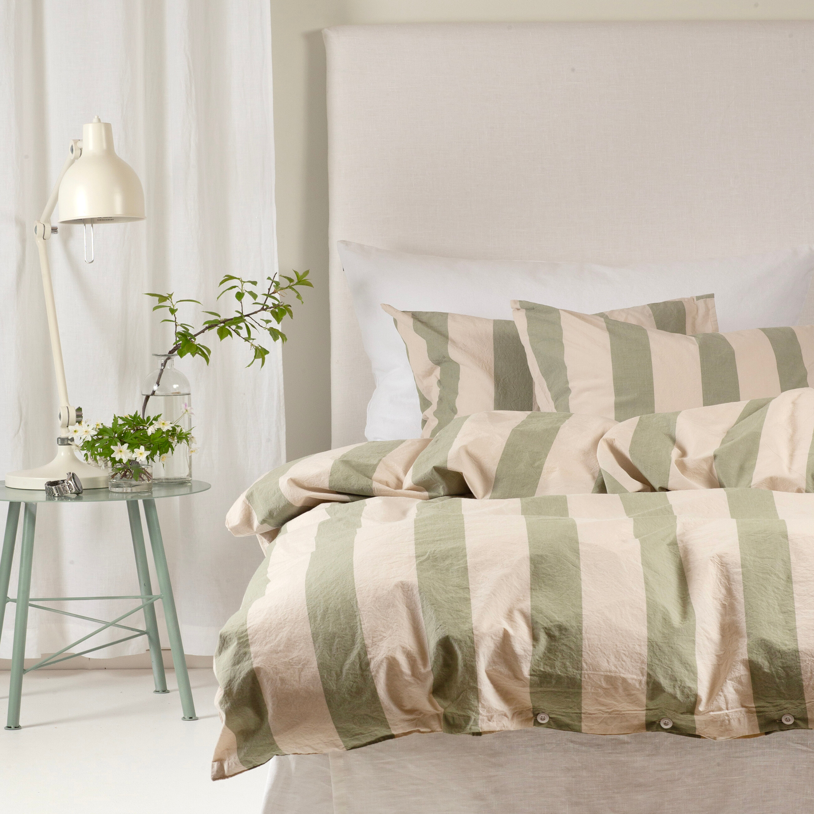 Himla Daydreamer Örngott Percale Greenery 50x60