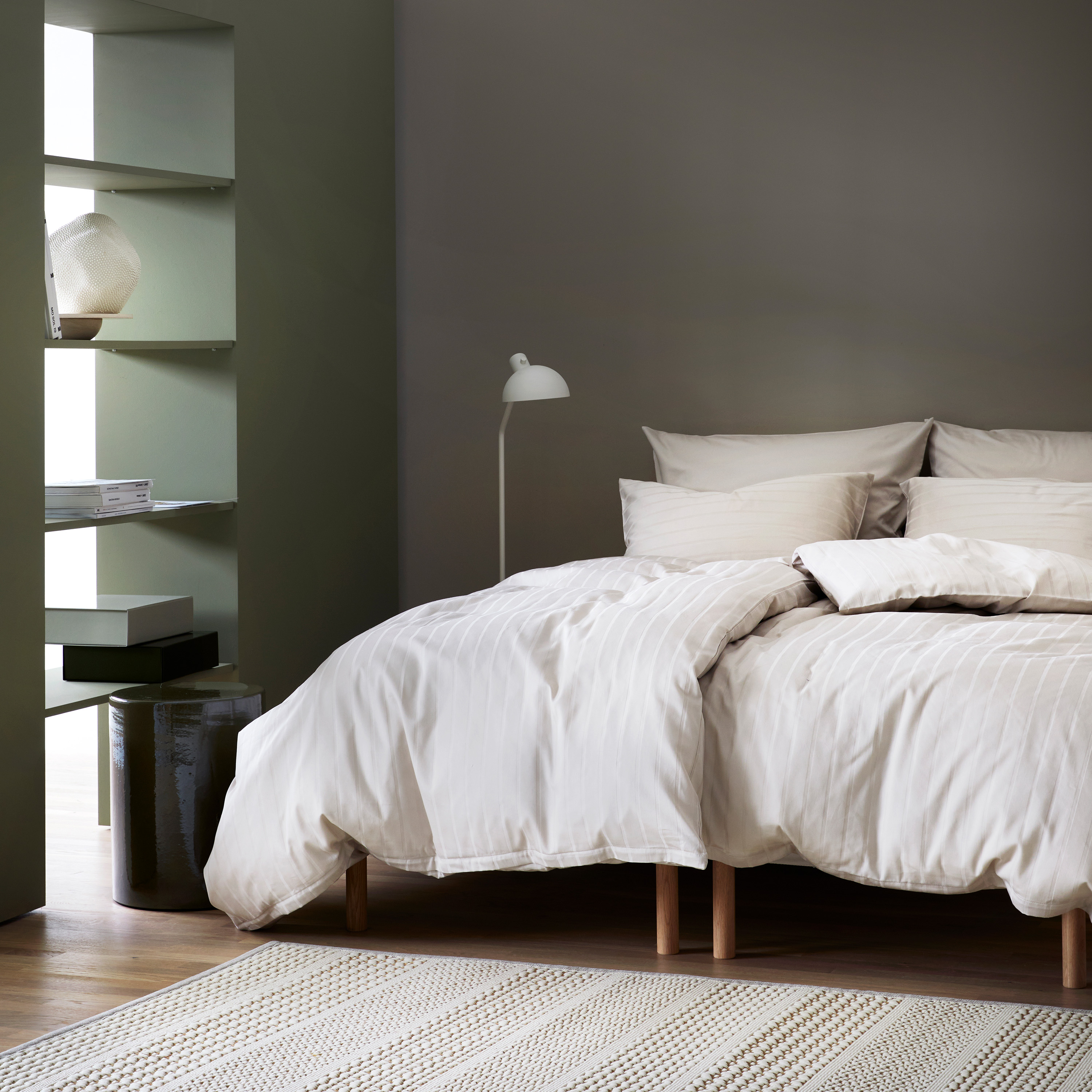 Høie Milano 2-osainen pussilakanasetti Beige