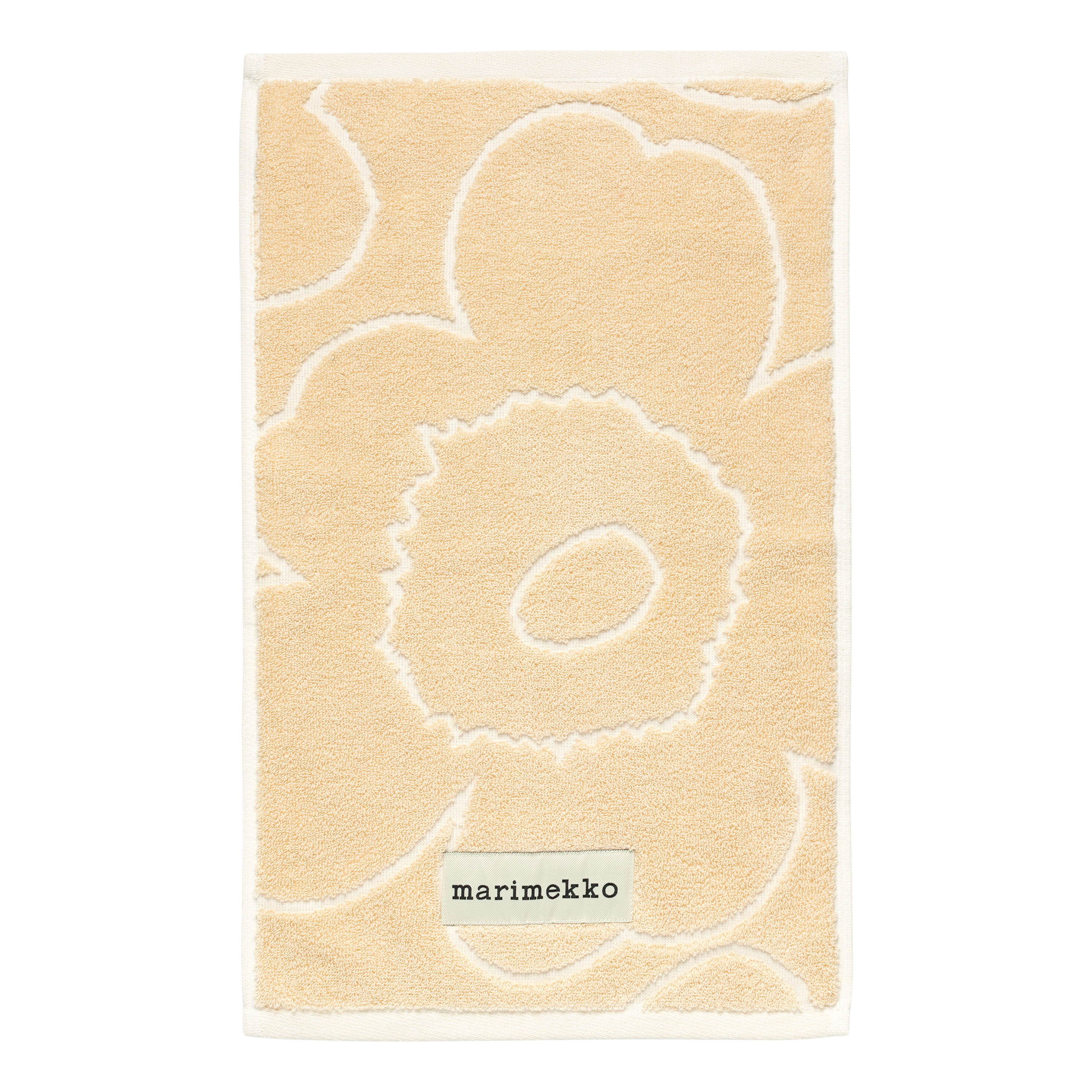 Marimekko Piirto Unikko Gjestehåndkle Straw/Off White 30x50