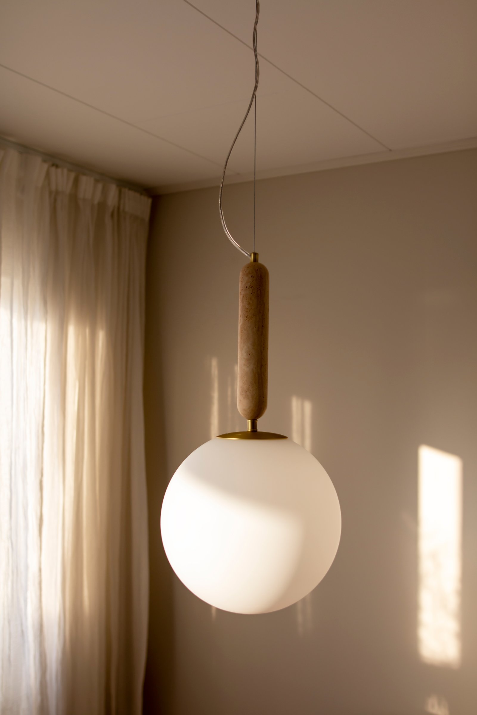Globen Lighting Torrano Taklampa Beige/Vit 30