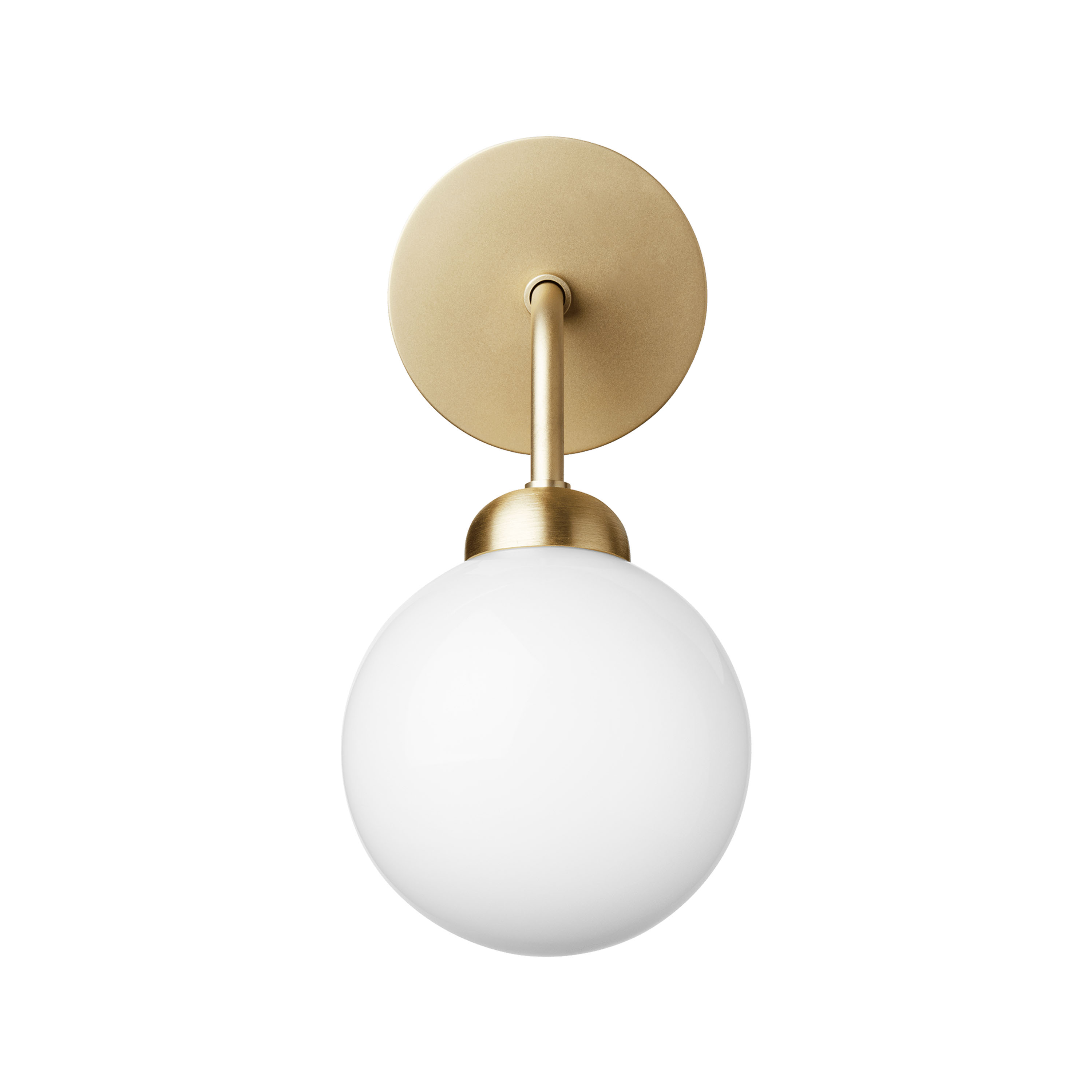 Nuura Apiales Vägglampa Brushed Brass/Opal