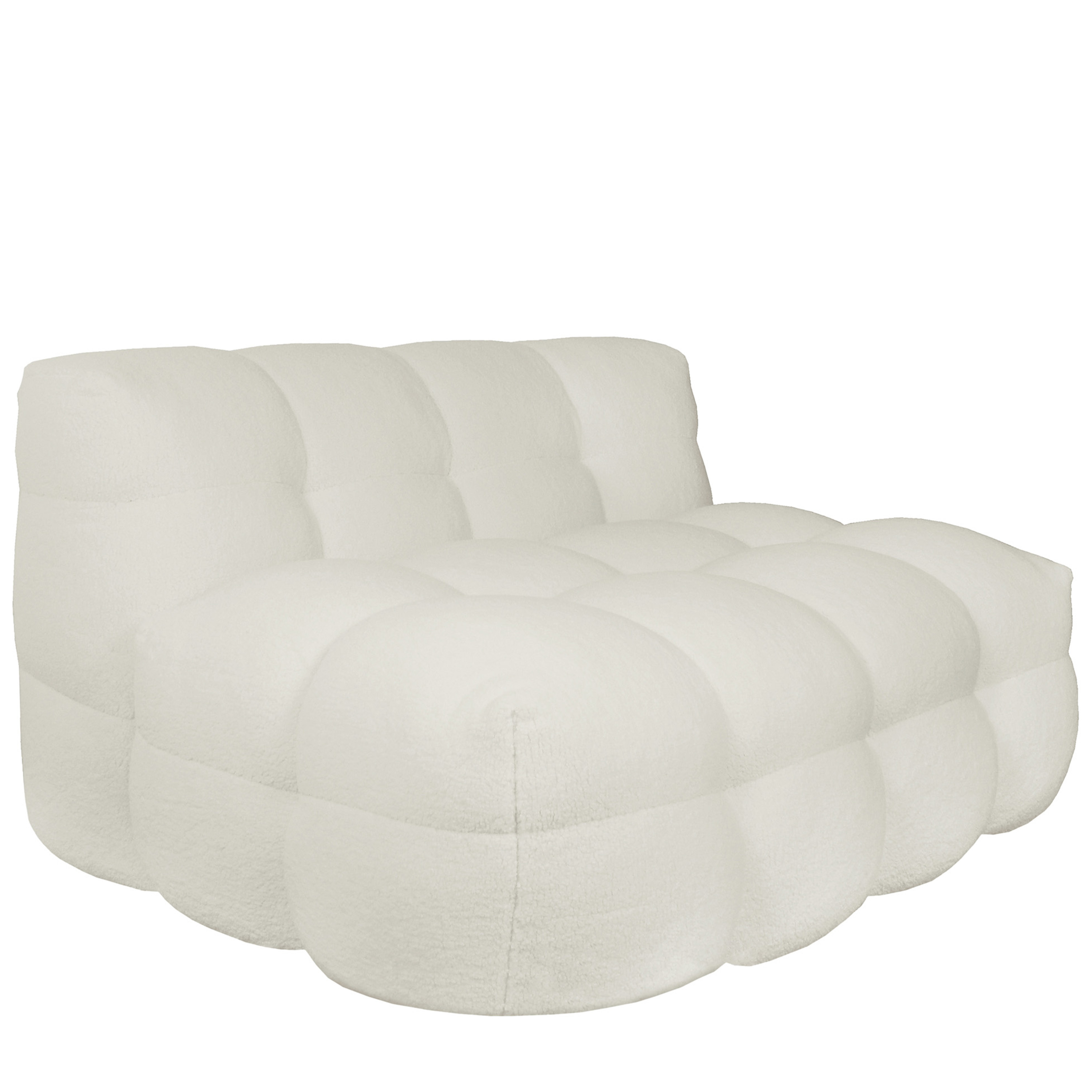 Billie Loungestol Creme Teddy 120cm