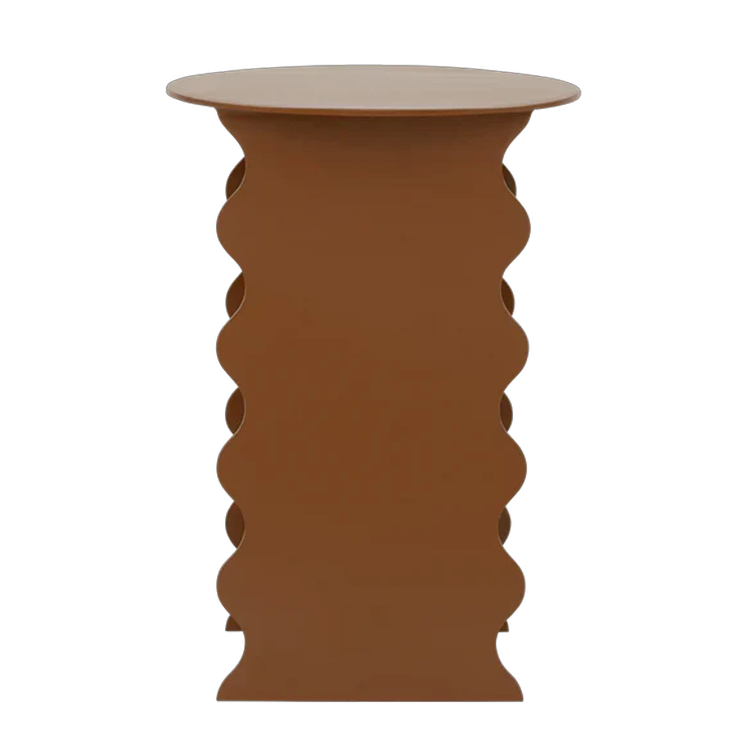 Urban Nature Culture Wavy Sidebord Adobe Ø30