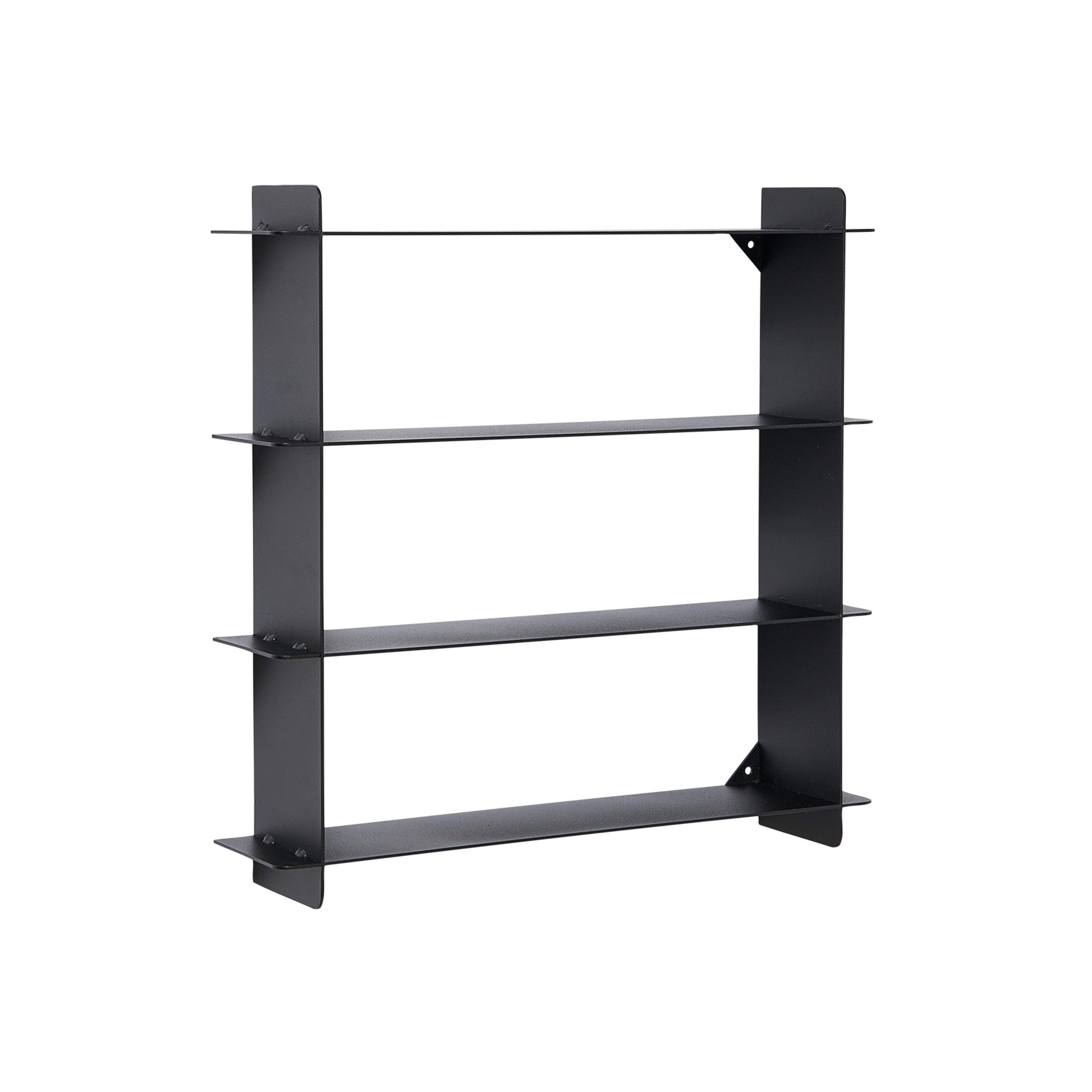 Division Seinähylly Musta Teräs 45x45