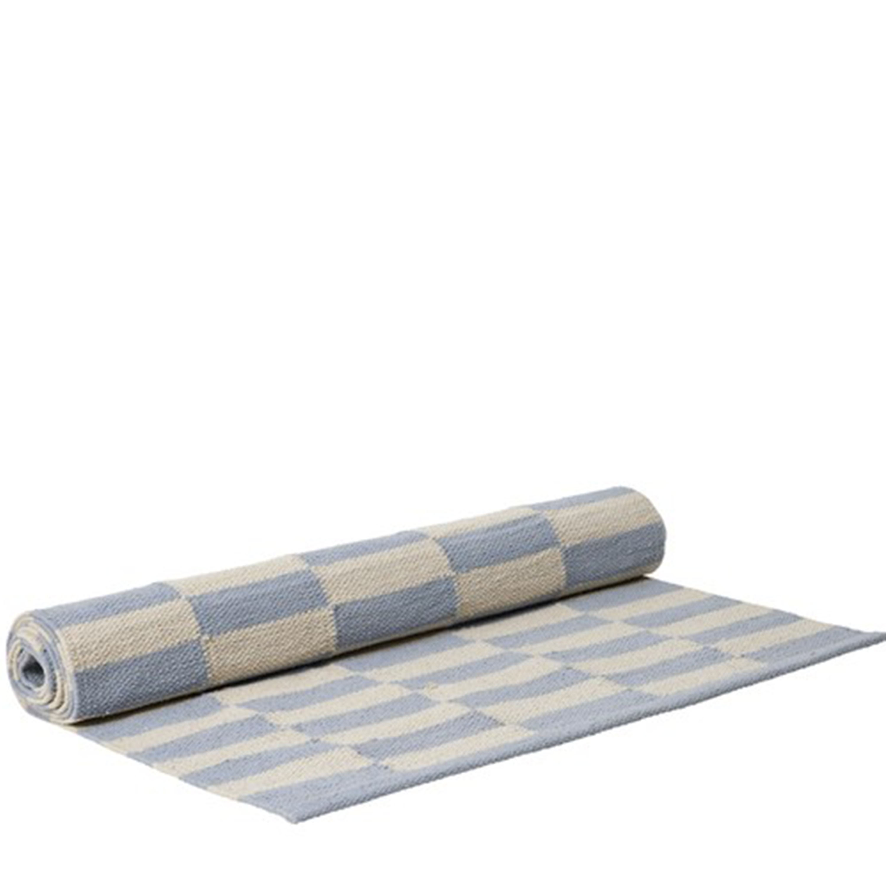 Broste Copenhagen Jane Puuvillamatto Sininen 70x200