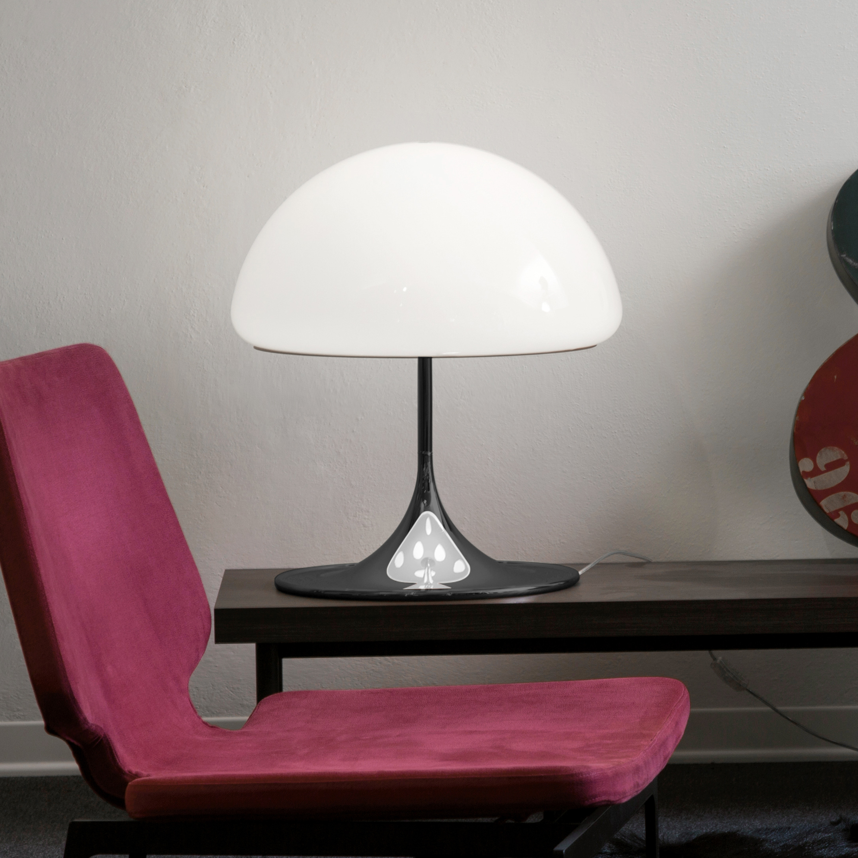 Martinelli Luce Mico Bordlampe Svart/Hvit