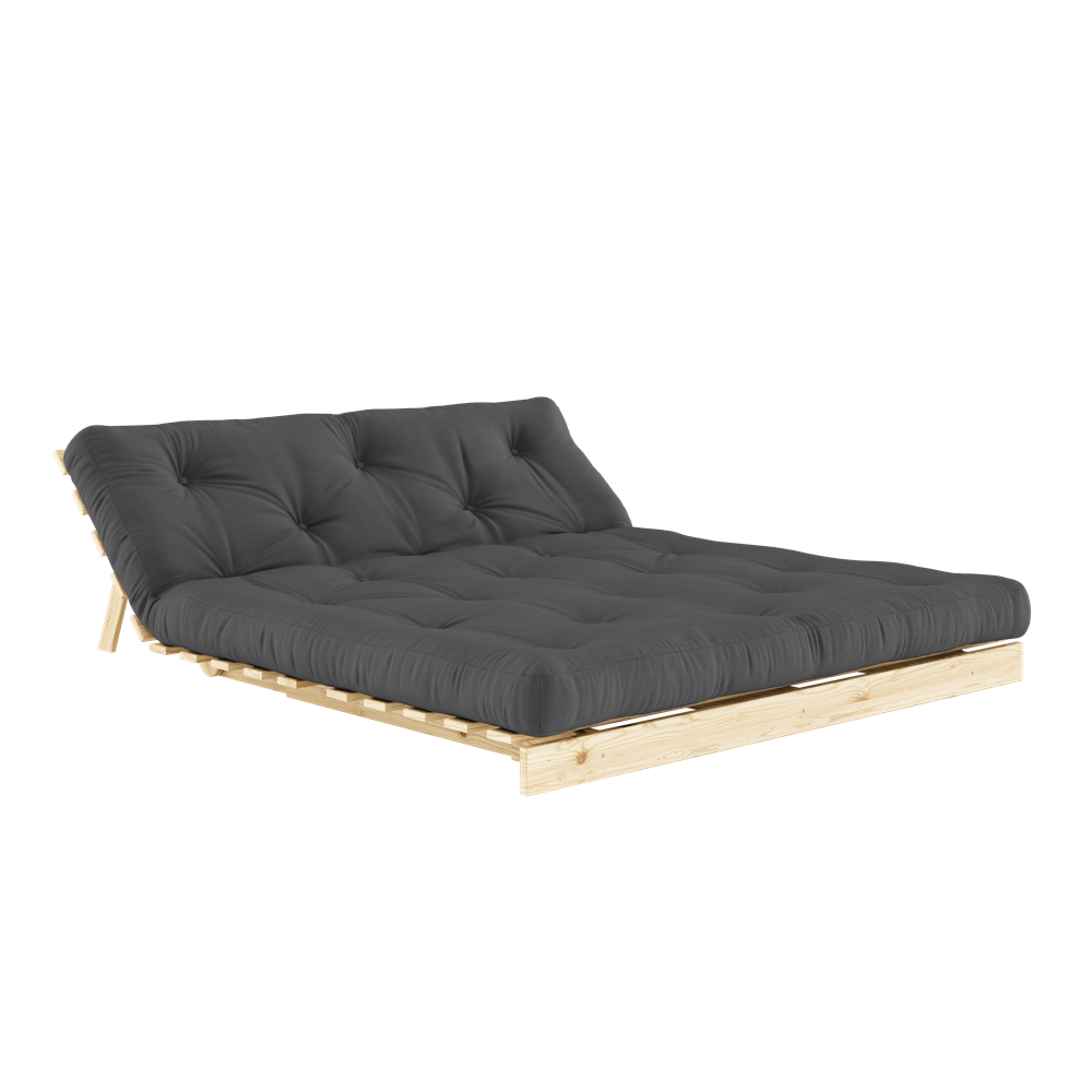 Karup Design Roots Schlafsofa Natur/Dunkelgrau 160cm