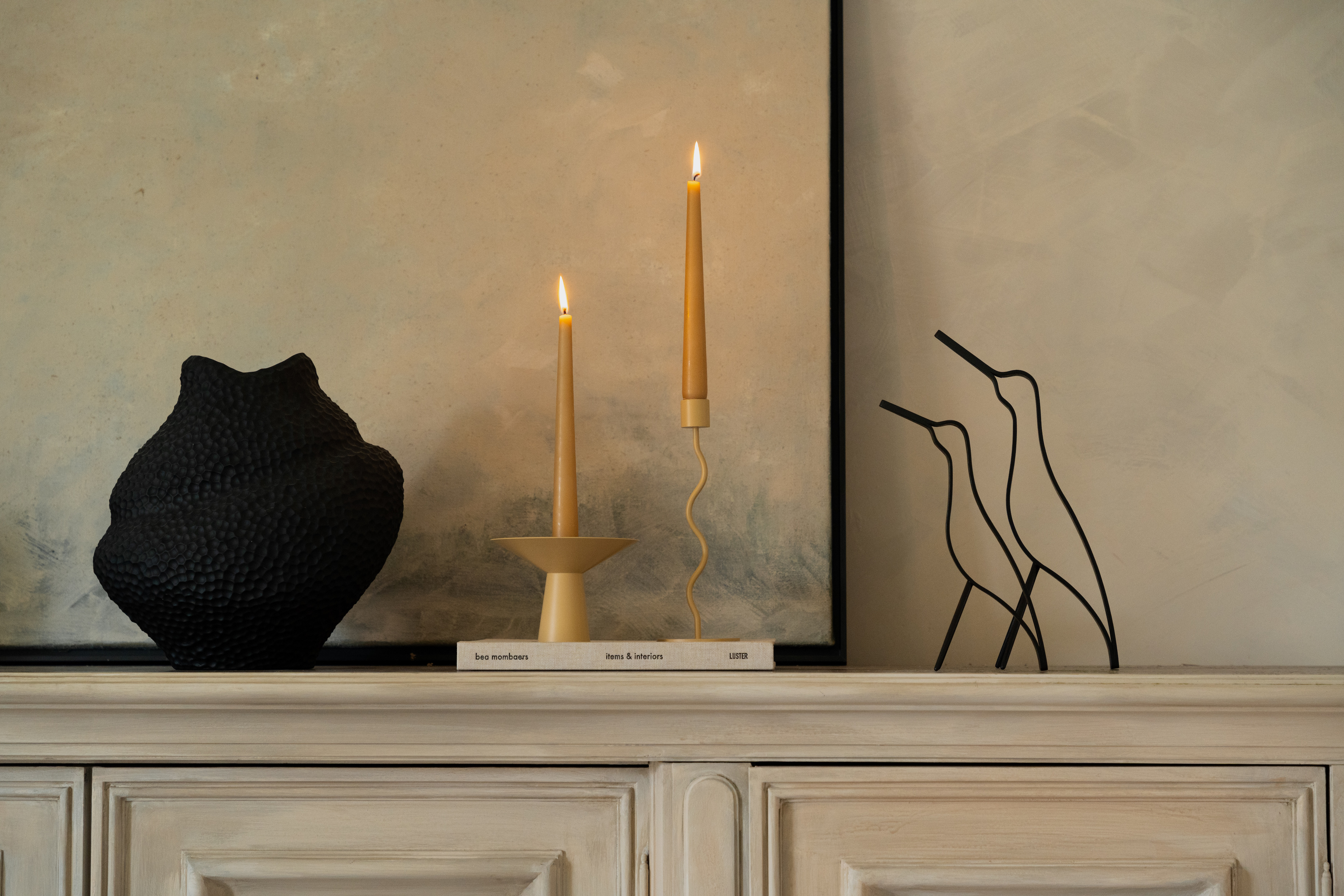 Cooee Design Woody Bird High Koriste Mustaksi Täytetty Tammi 32cm