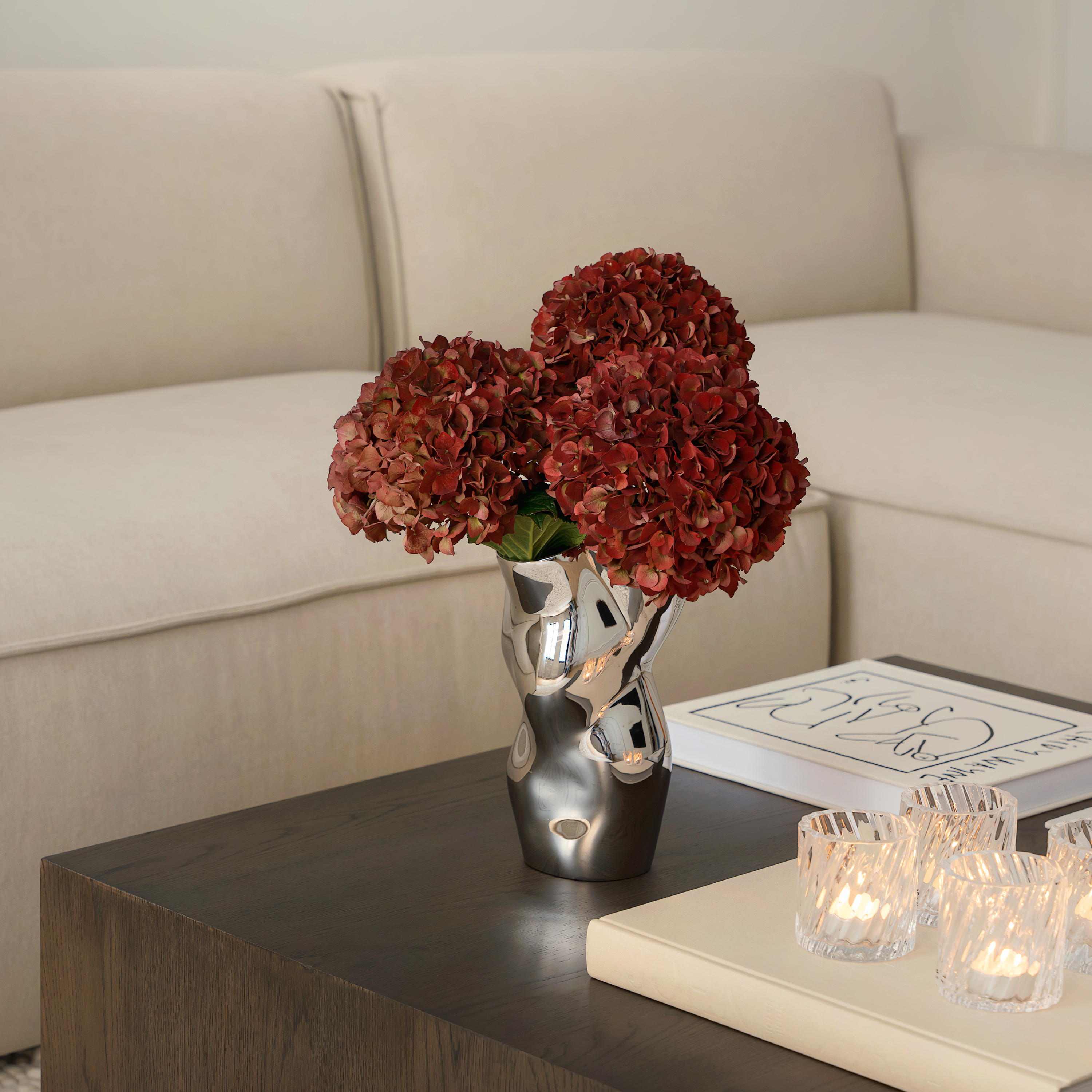 Hein Studio Ostrea 25 Maljakko Titaani 25cm