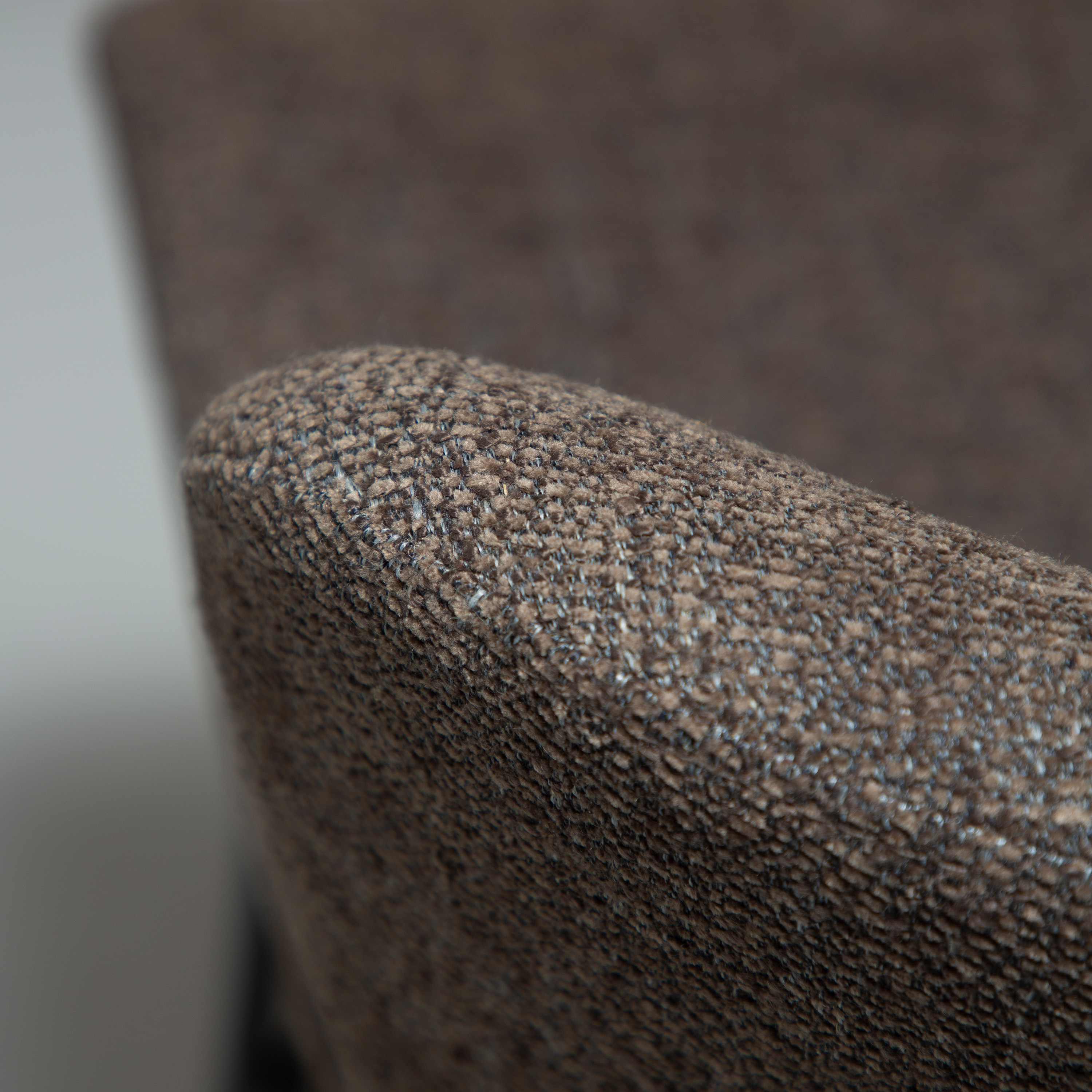 Dan Form Glam Swivel Barstol Major Brown Bouclé