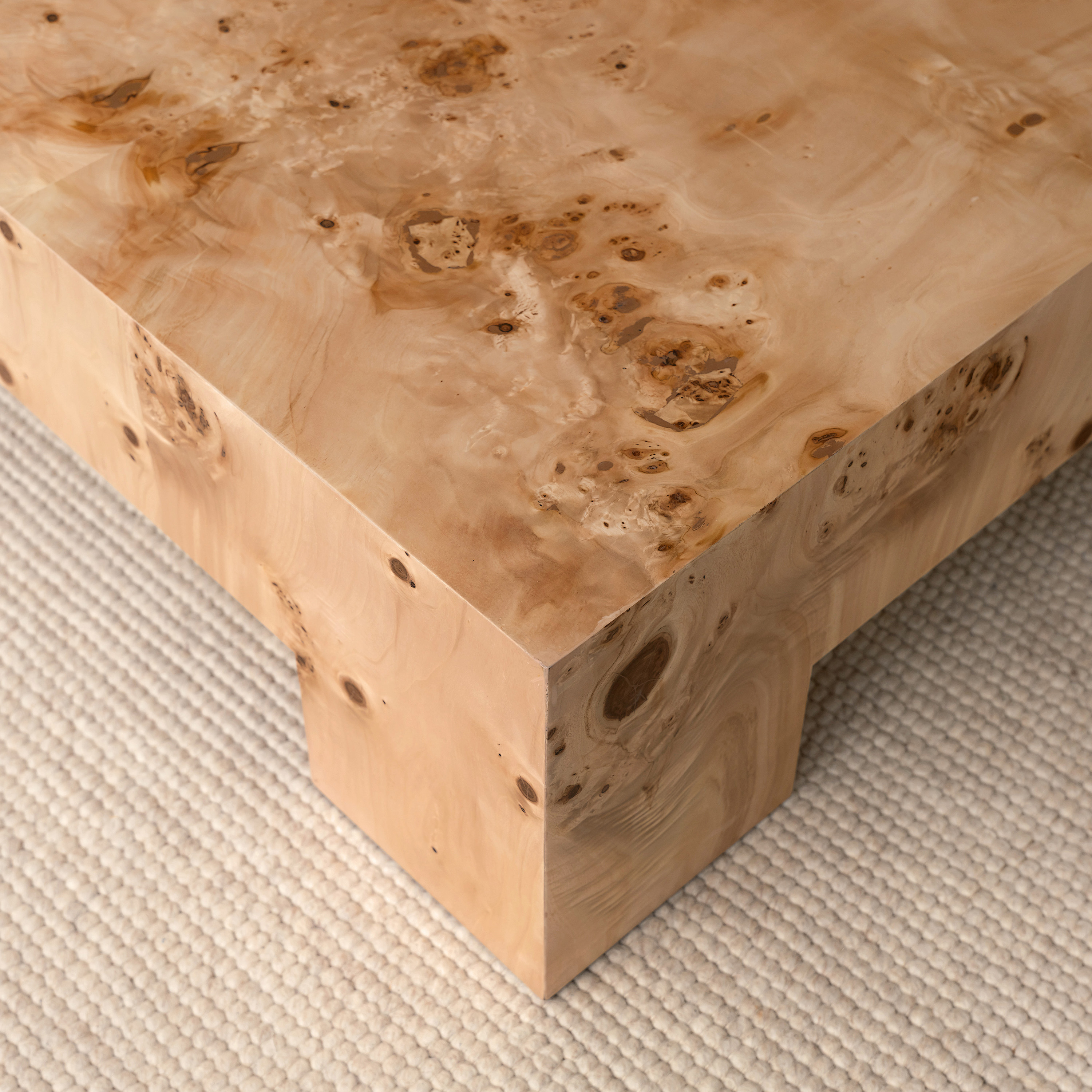 Sleepo Collection Chunky Soffbord Poppel 90x90