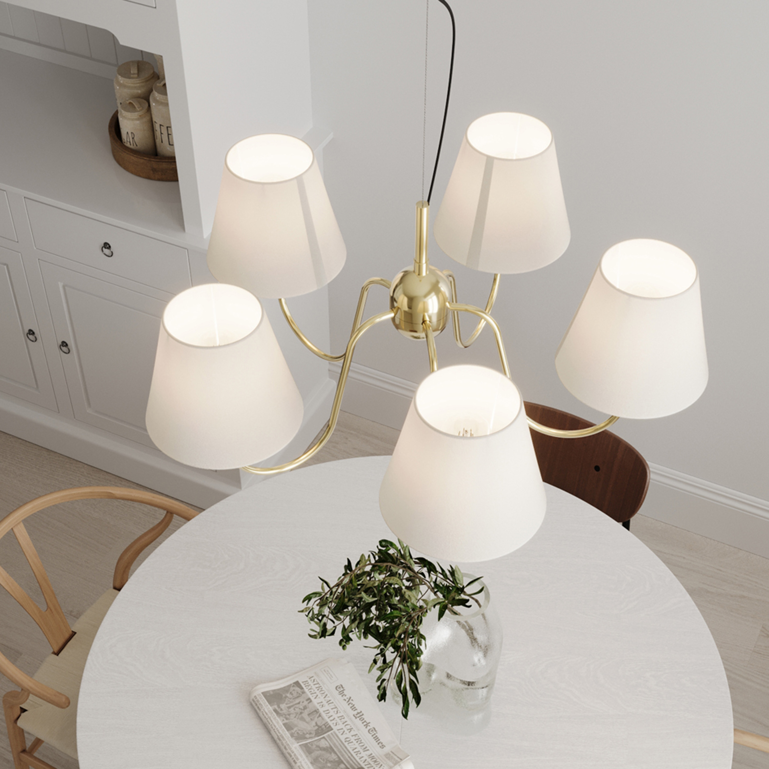 By Rydéns Lynx Taklampa Mässing Ø75