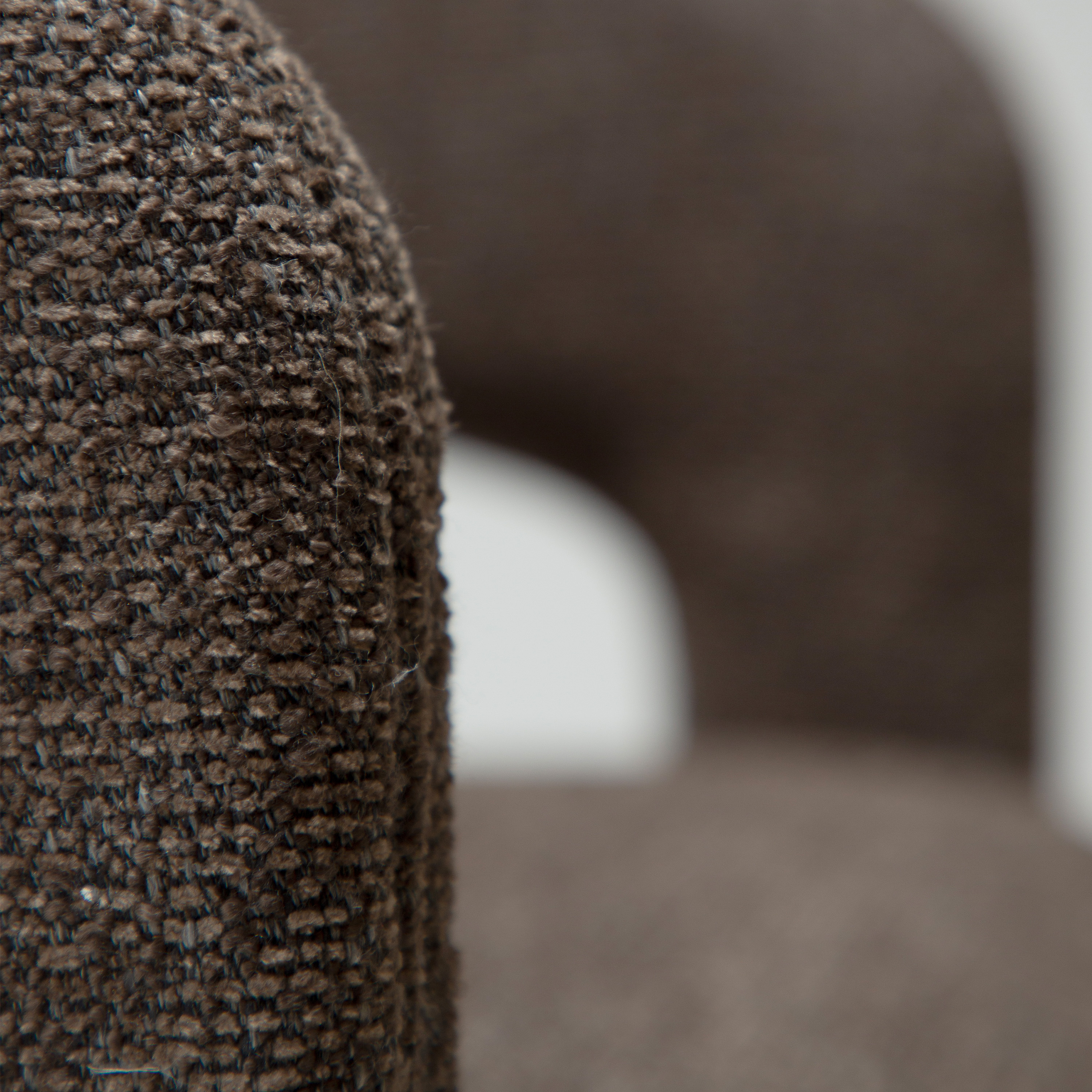 Dan Form Splendor Tuoli Major Ruskea Bouclé