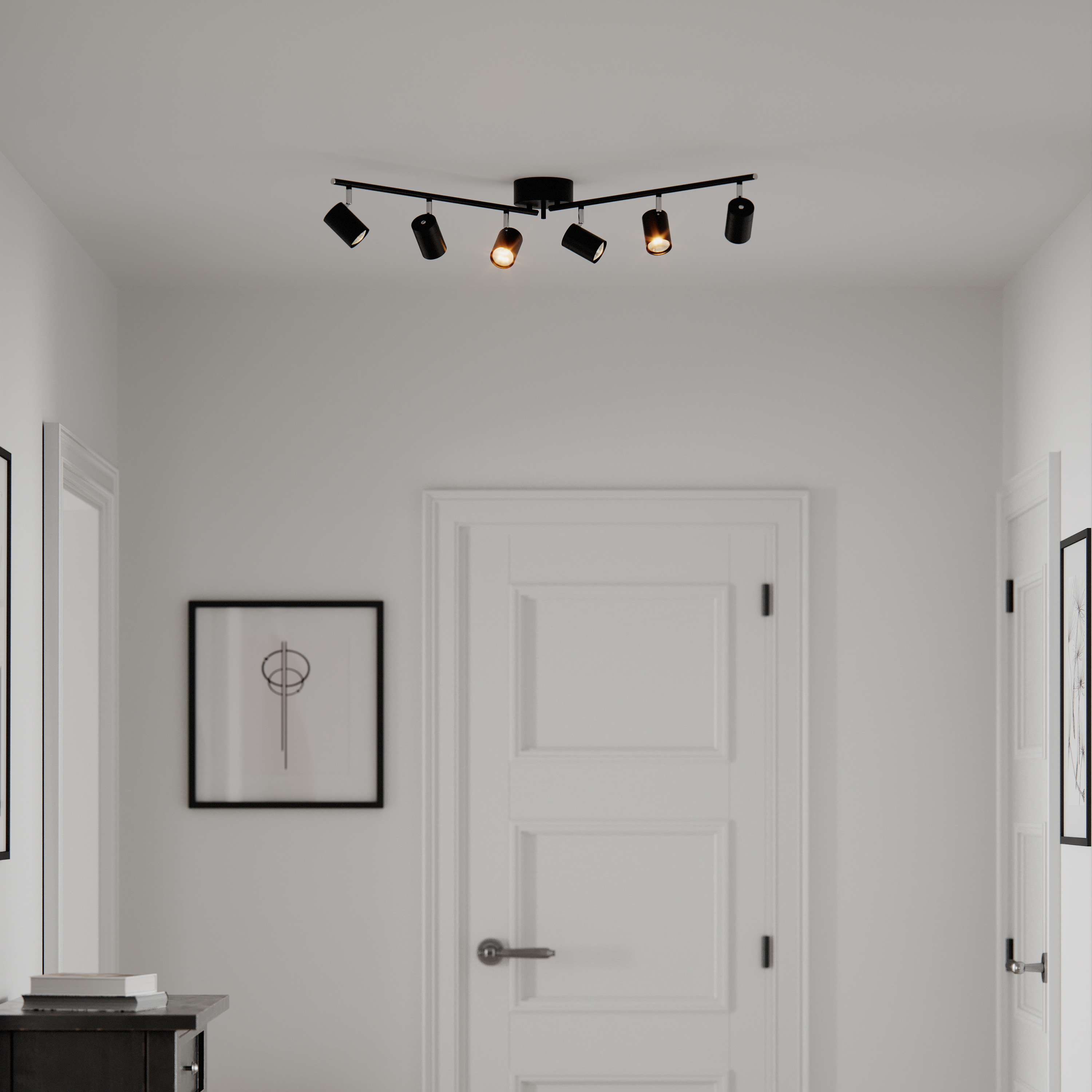 By Rydéns Correct Takspot 6-Låg Matt Svart