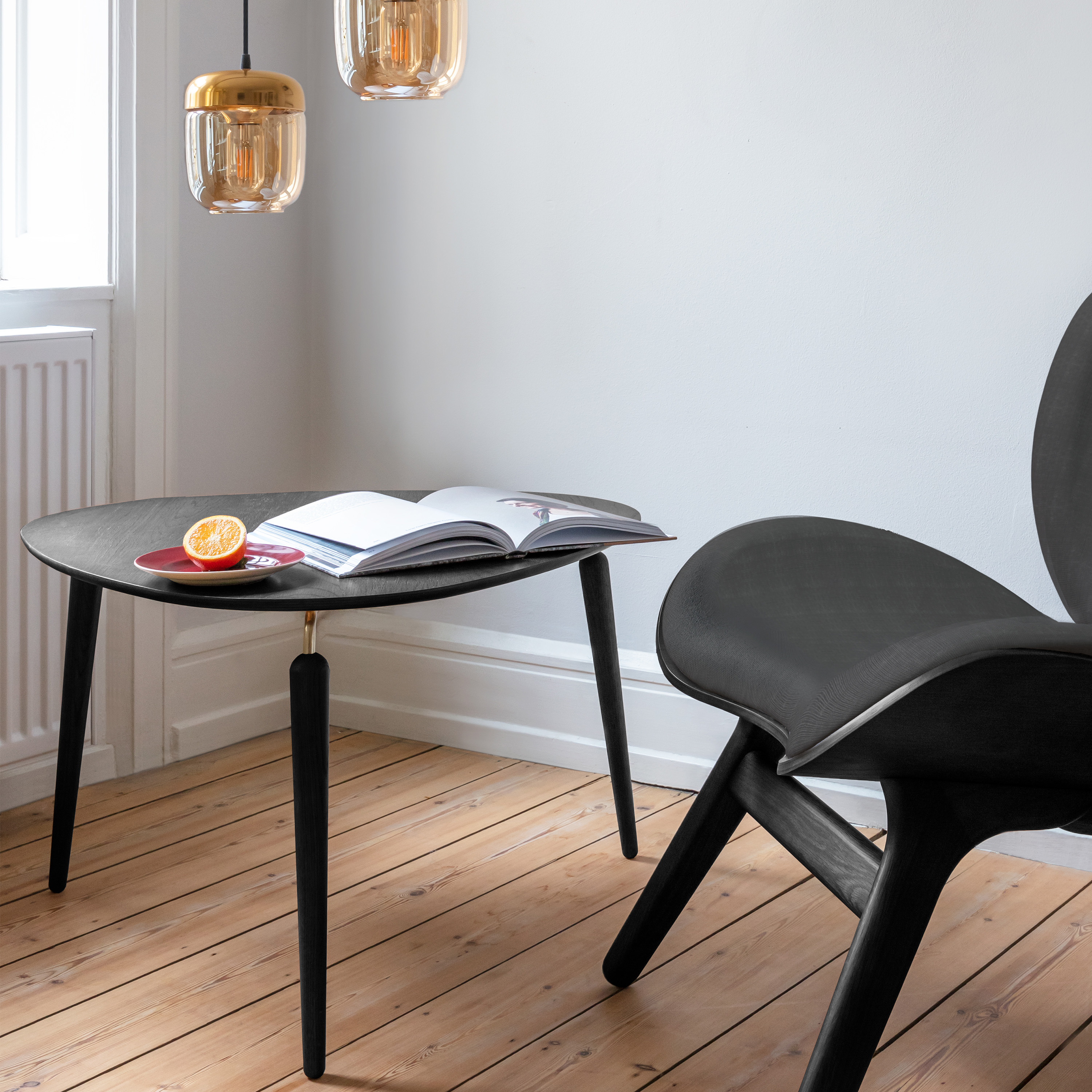 Umage Hang Out Salongbord Black Oak/Brass