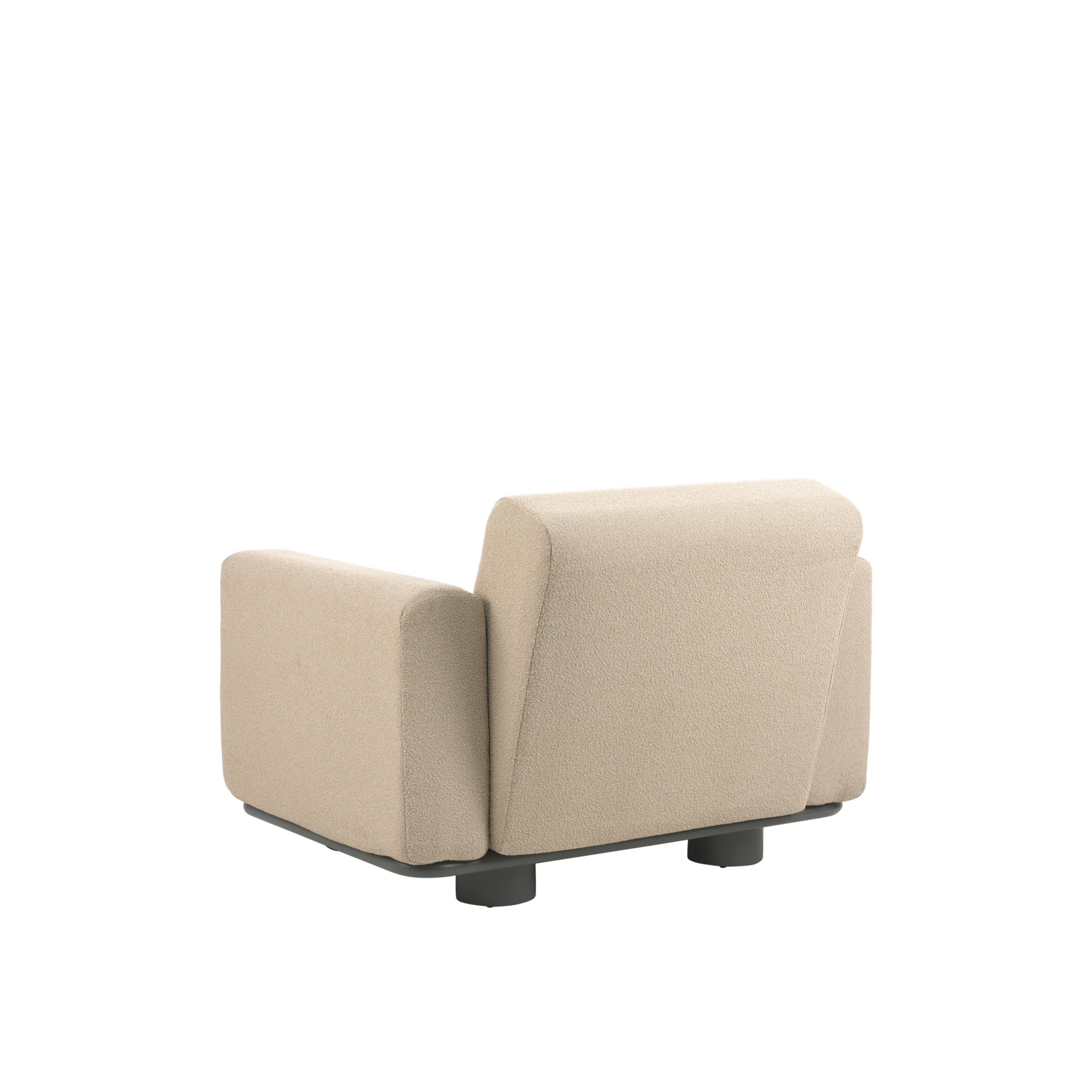 Brafab Bolster Loungefotölj Anthracite/Teddy Beige