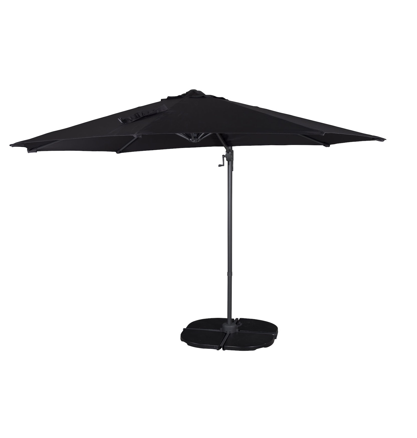 Venture Home Leeds Hängparasoll Svart 300cm