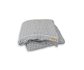 Misty Påslakan Linne Square Dark Grey Enkel