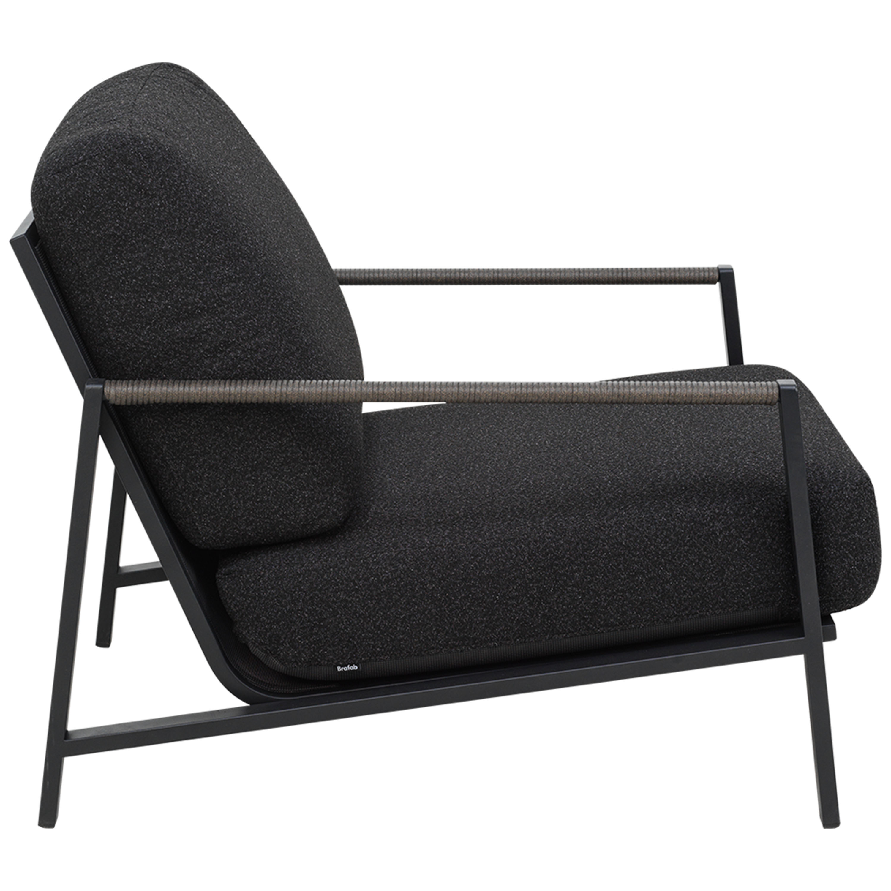 Brafab Lyra Loungefotölj Black/Teddy Black