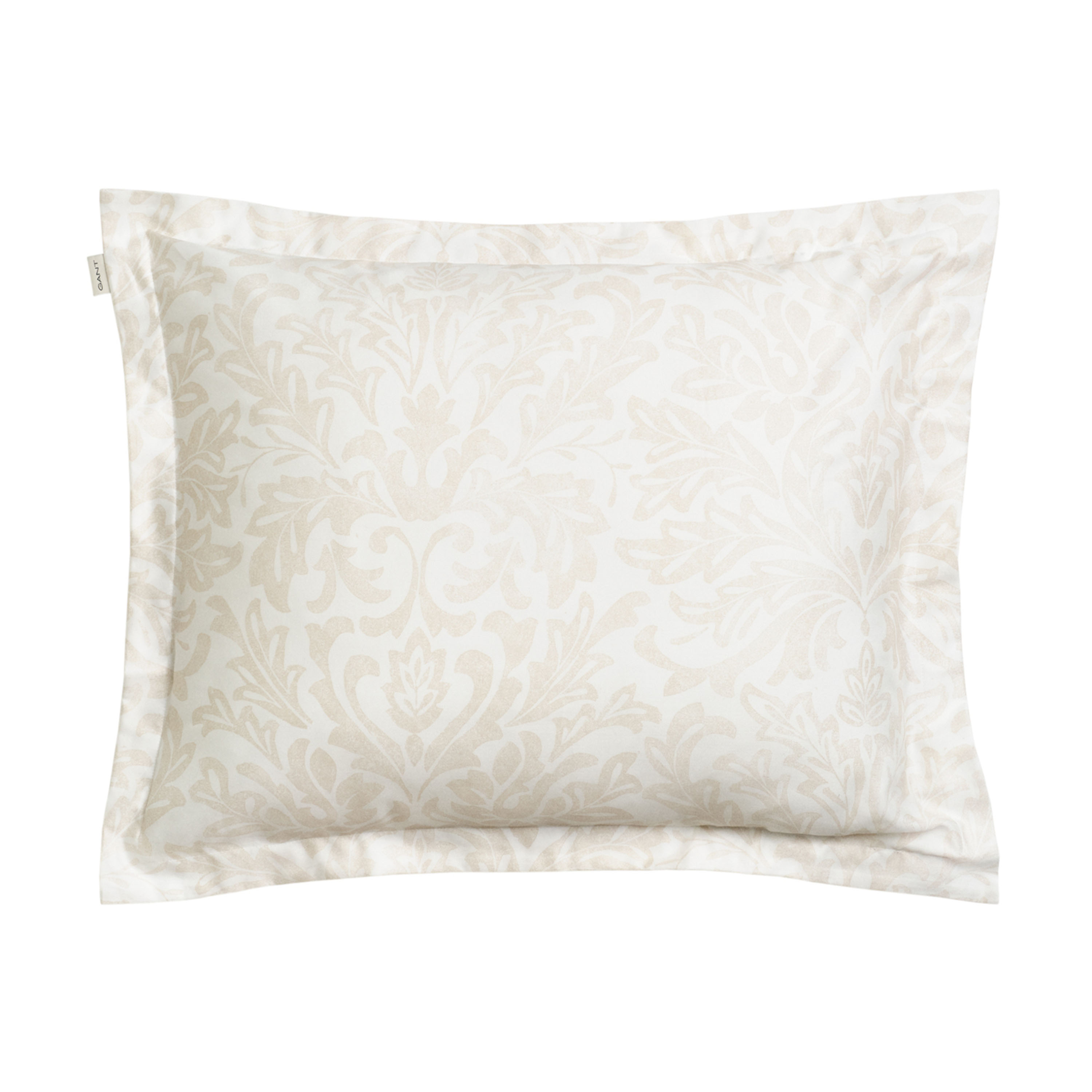 Leaf Medallion Print Putetrekk Oat Beige 50x60