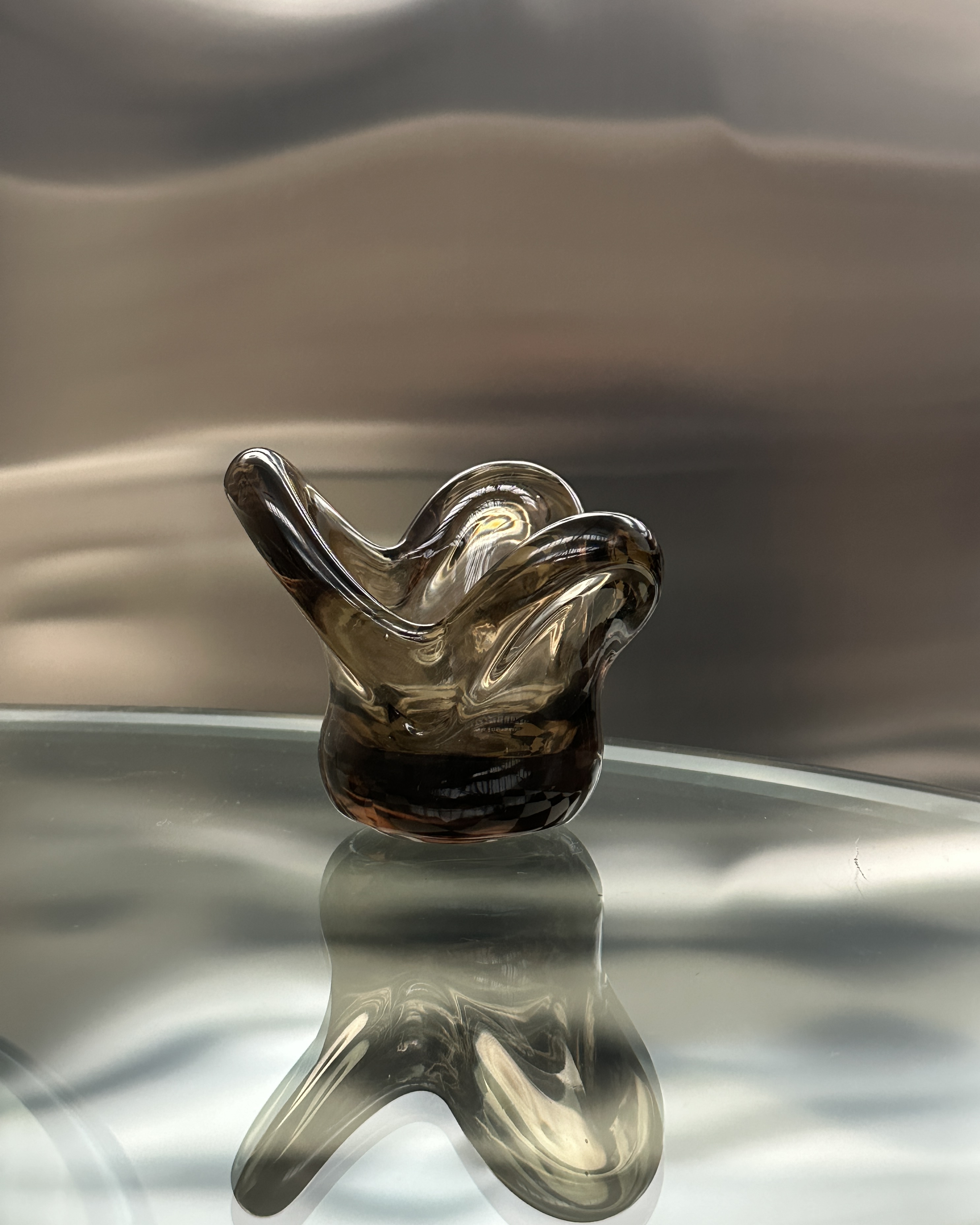 Tinted Visser Kerzenhalter Braun 10cm