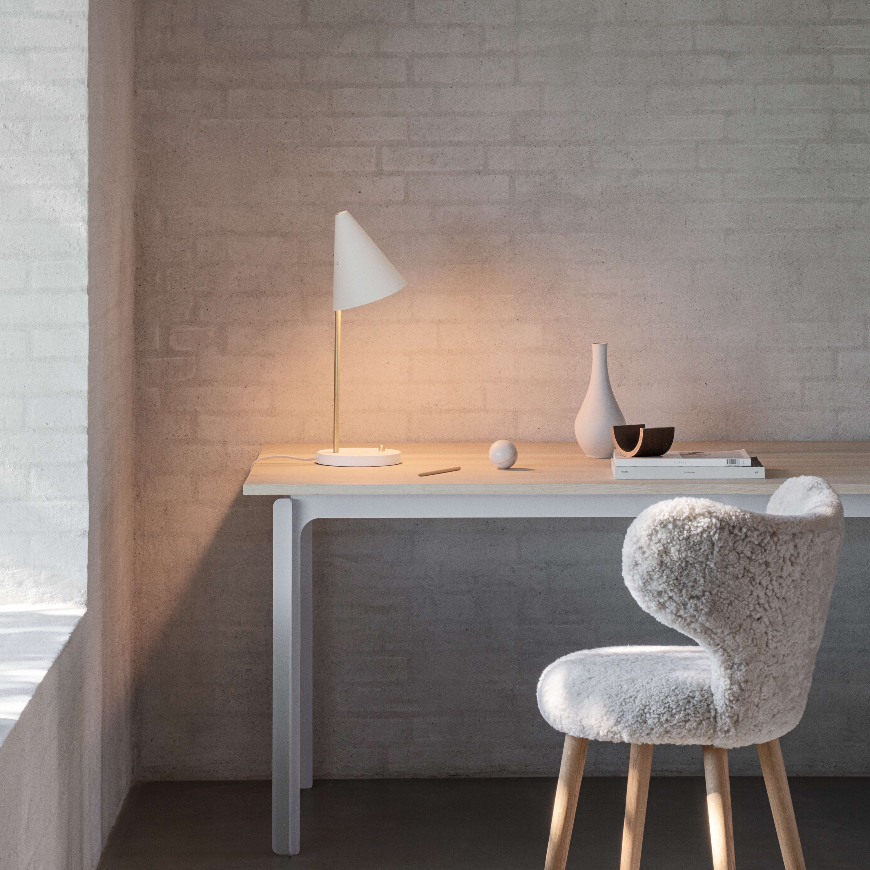 LYFA Mosaik Tischleuchte Weiß