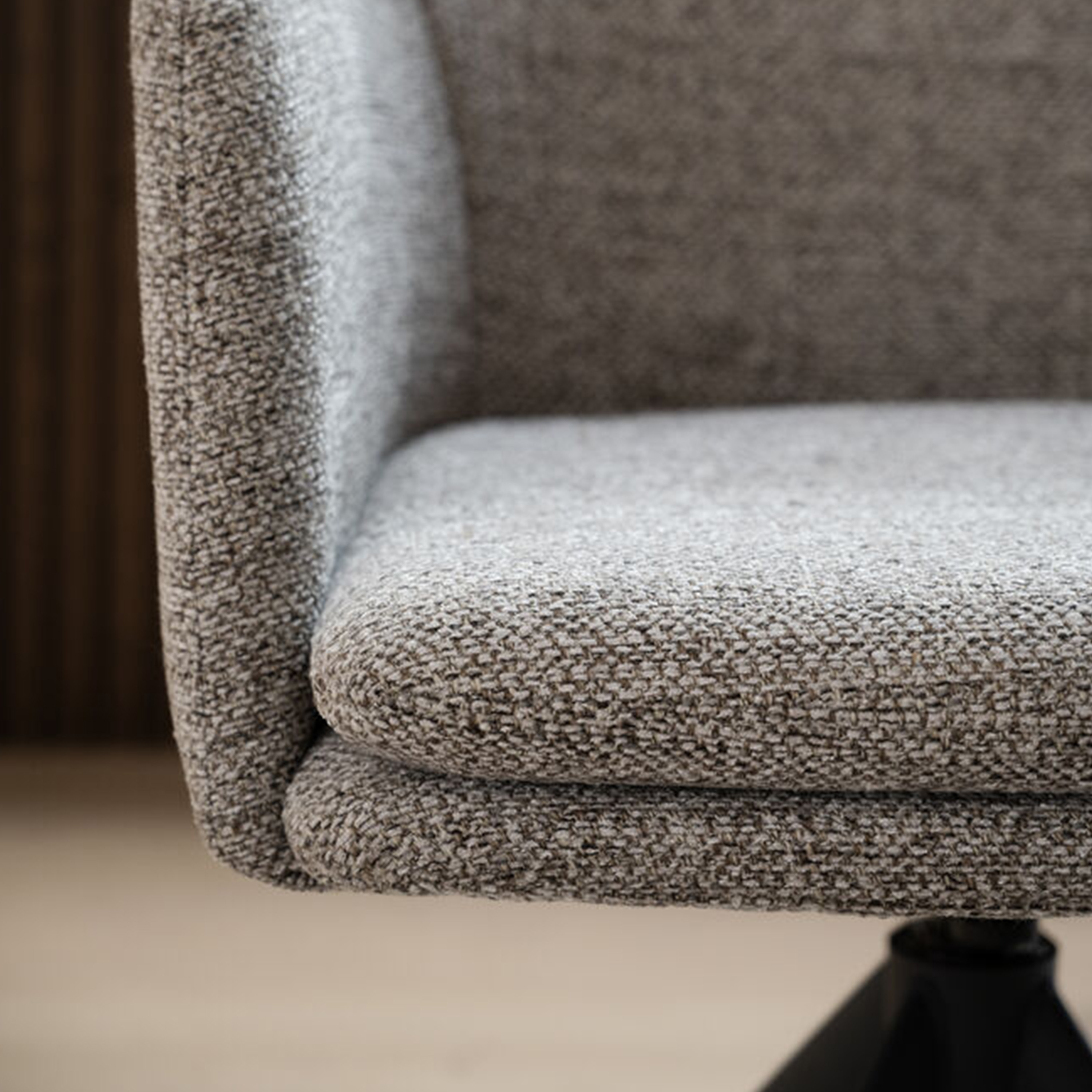 Rowico Home Gladstone Armlehnstuhl Dunkelbeige/Schwarz