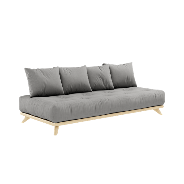 Karup Design - Senza Bäddsoffa Natur/Grey 200cm - Grå