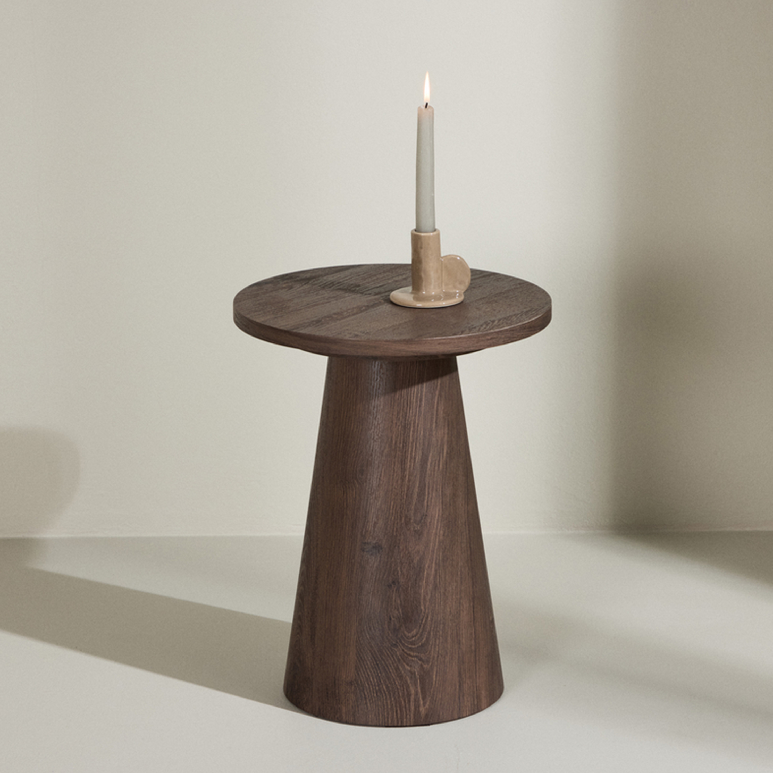 Venture Home Lanzo Sidobord Mocka Ø35