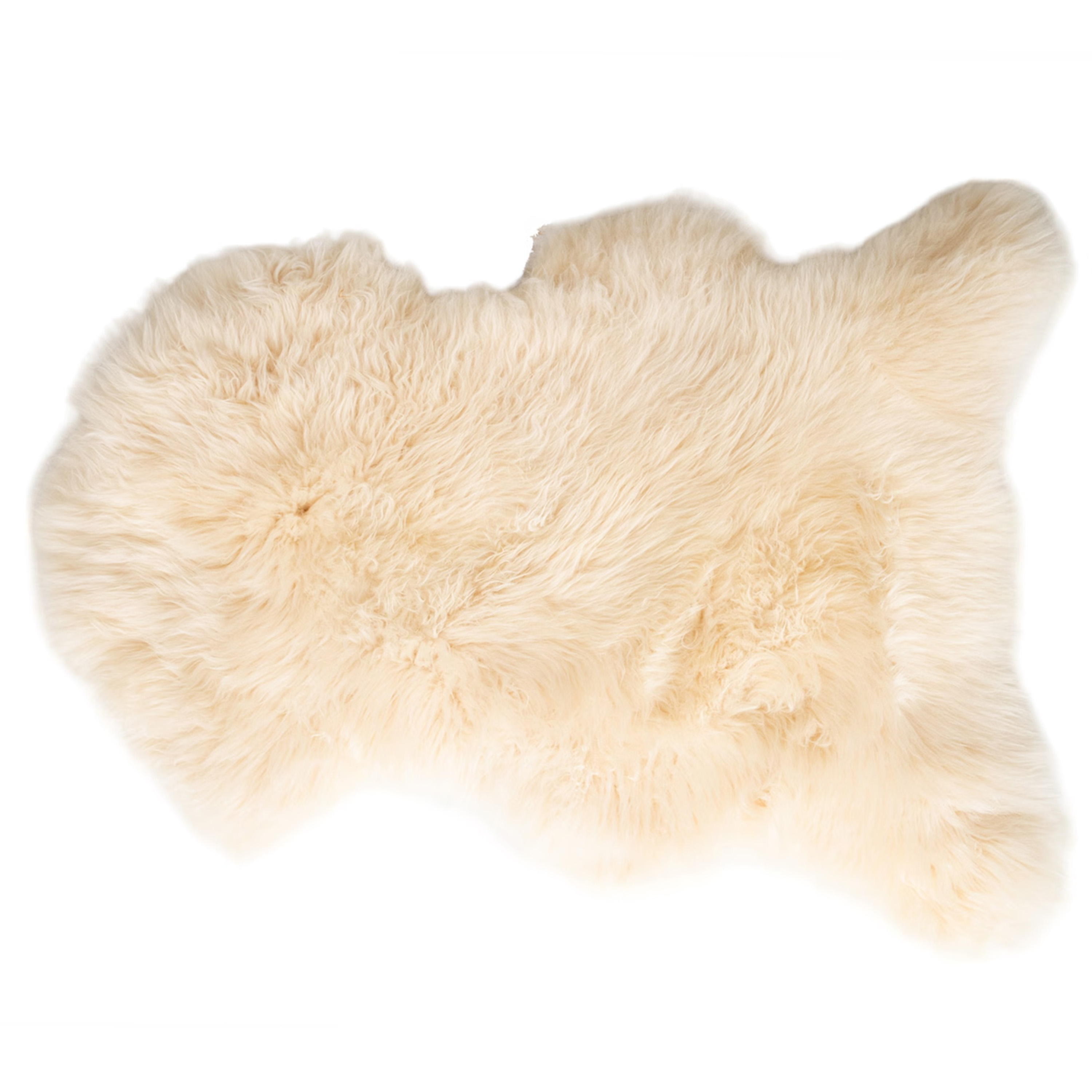 Livia Långhårigt Fårskinn Champagne 105x70