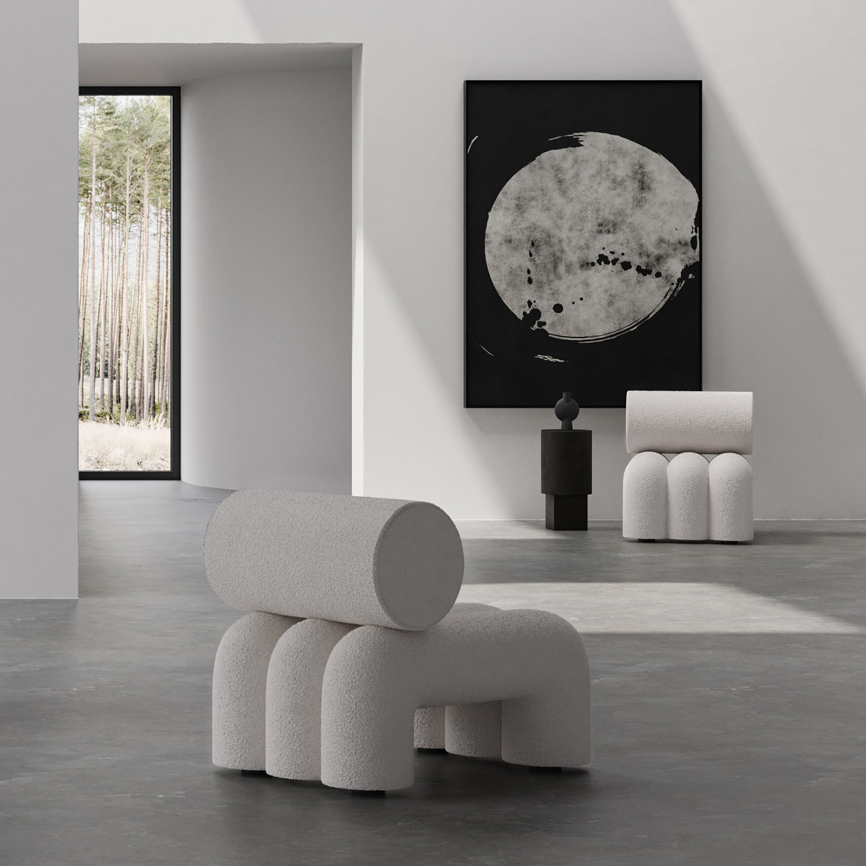 101 Copenhagen Foku Loungestol Off White