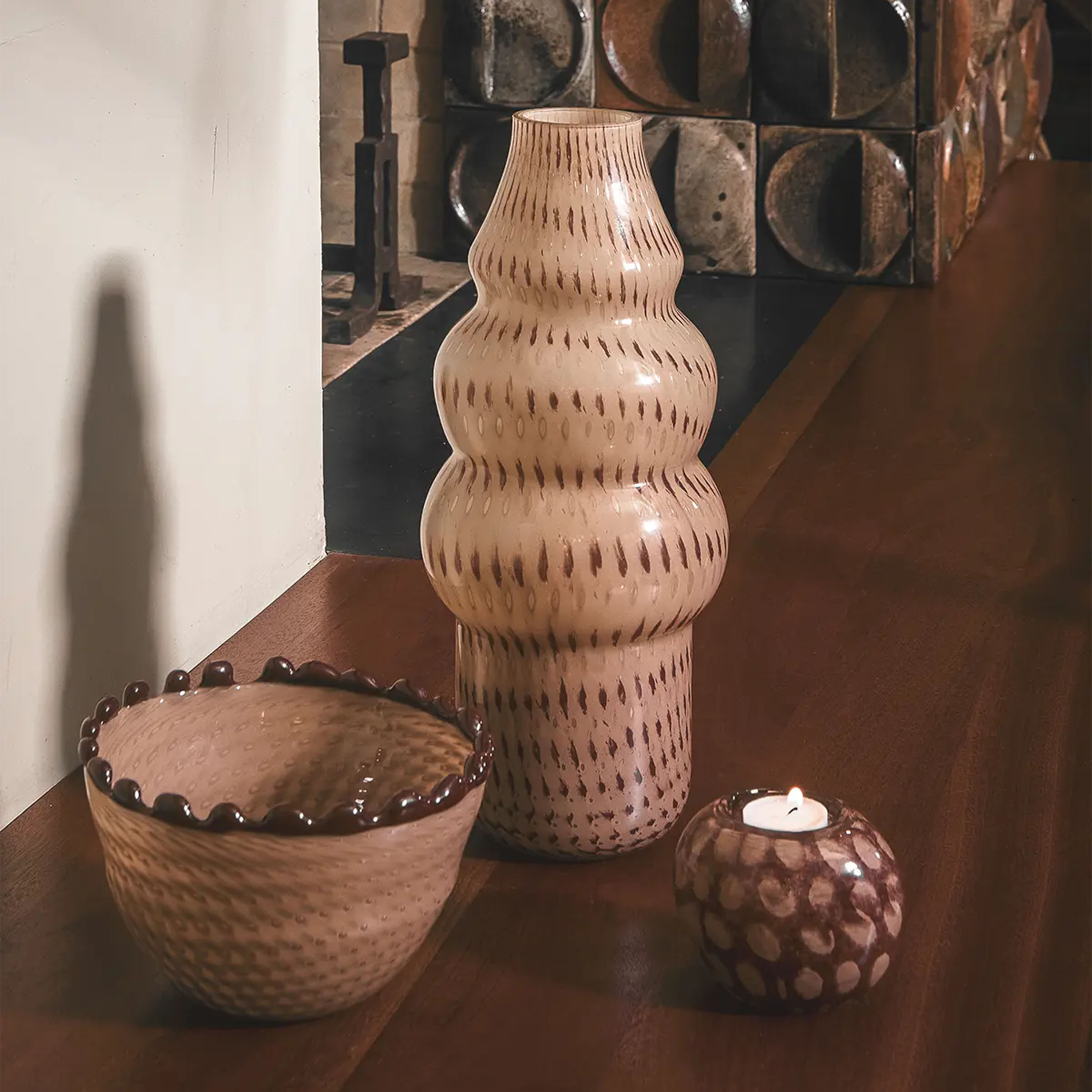 Olsson &amp; Jensen Marcel Maljakko Ruskea 35cm