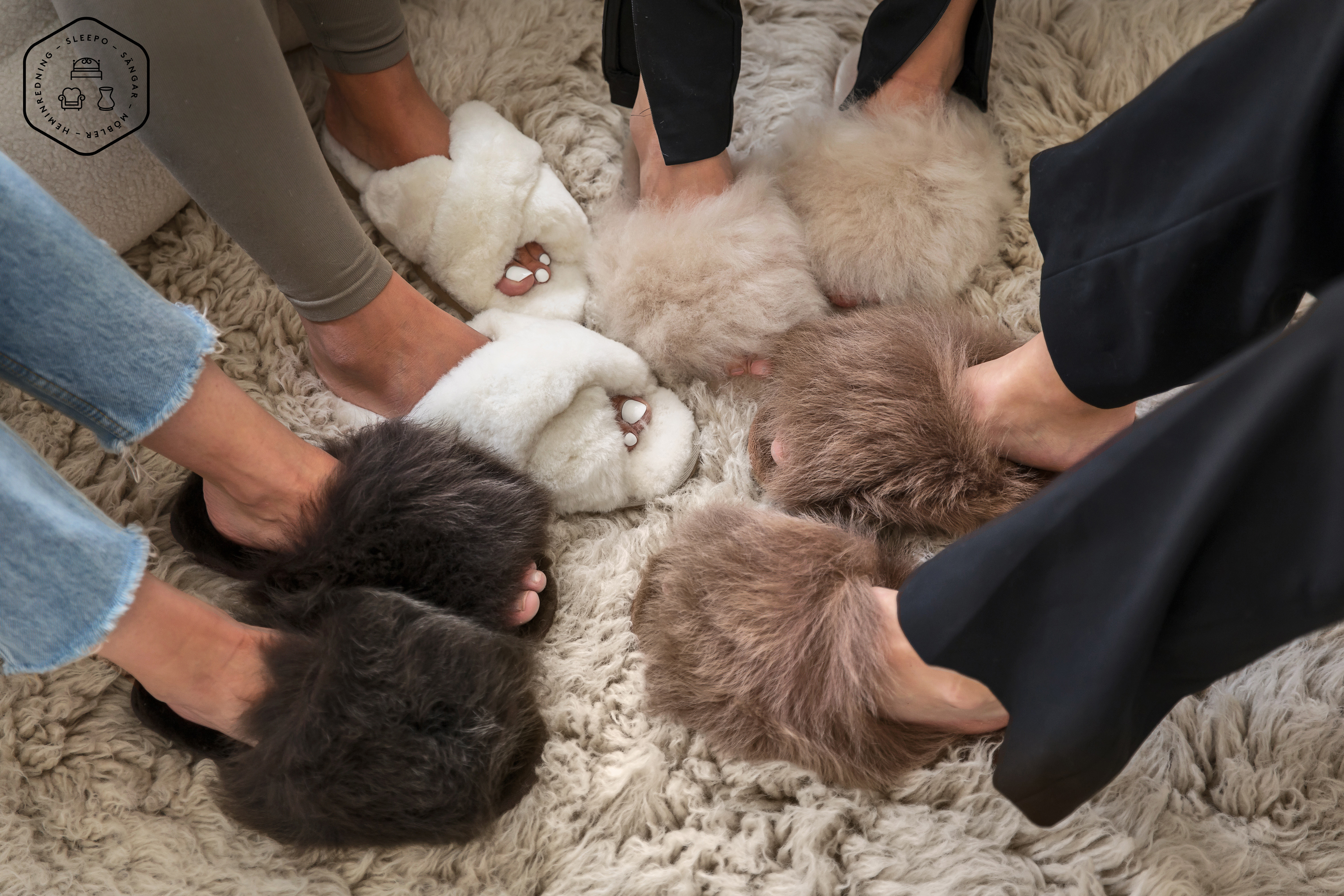 Shepherd Lovisa Tøfler Krem 37